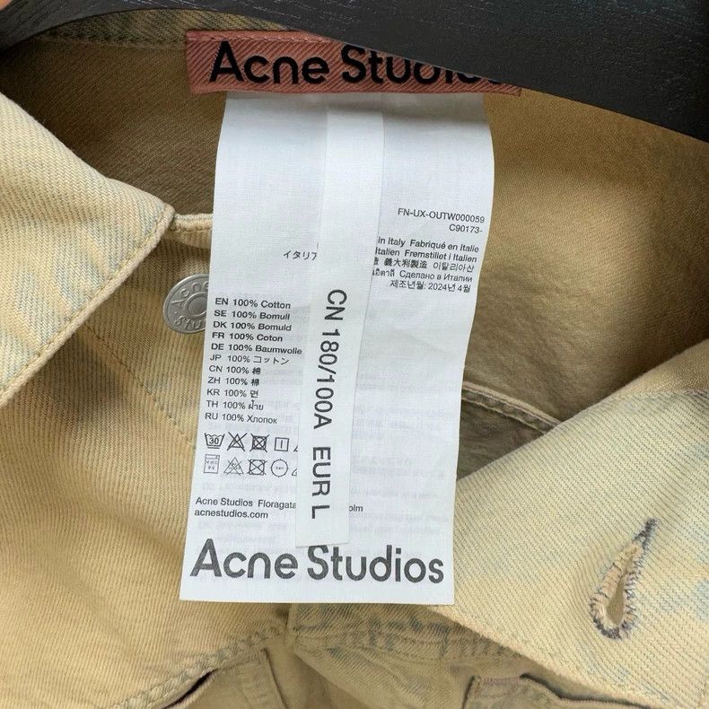 Acne Studios acne studios Vintage silhouette drop shoulder cropped denim Size US L / EU 52-54 / 3 - 3 Thumbnail