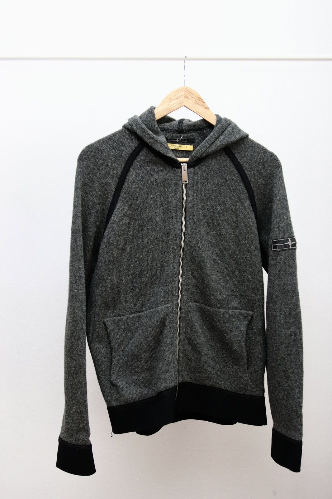 Stone Island Vintage Stone Island wool zip hoodie Denim series Size US M / EU 48-50 / 2 - 1 Thumbnail