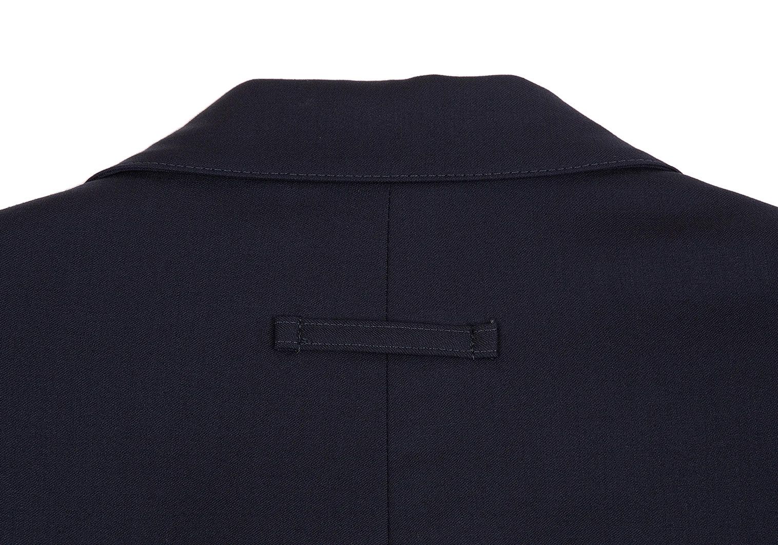 Jean Paul Gaultier Wool Peak Lapel Double Jacket in Navy, Size M Size US M / EU 48-50 / 2 - 17 Thumbnail