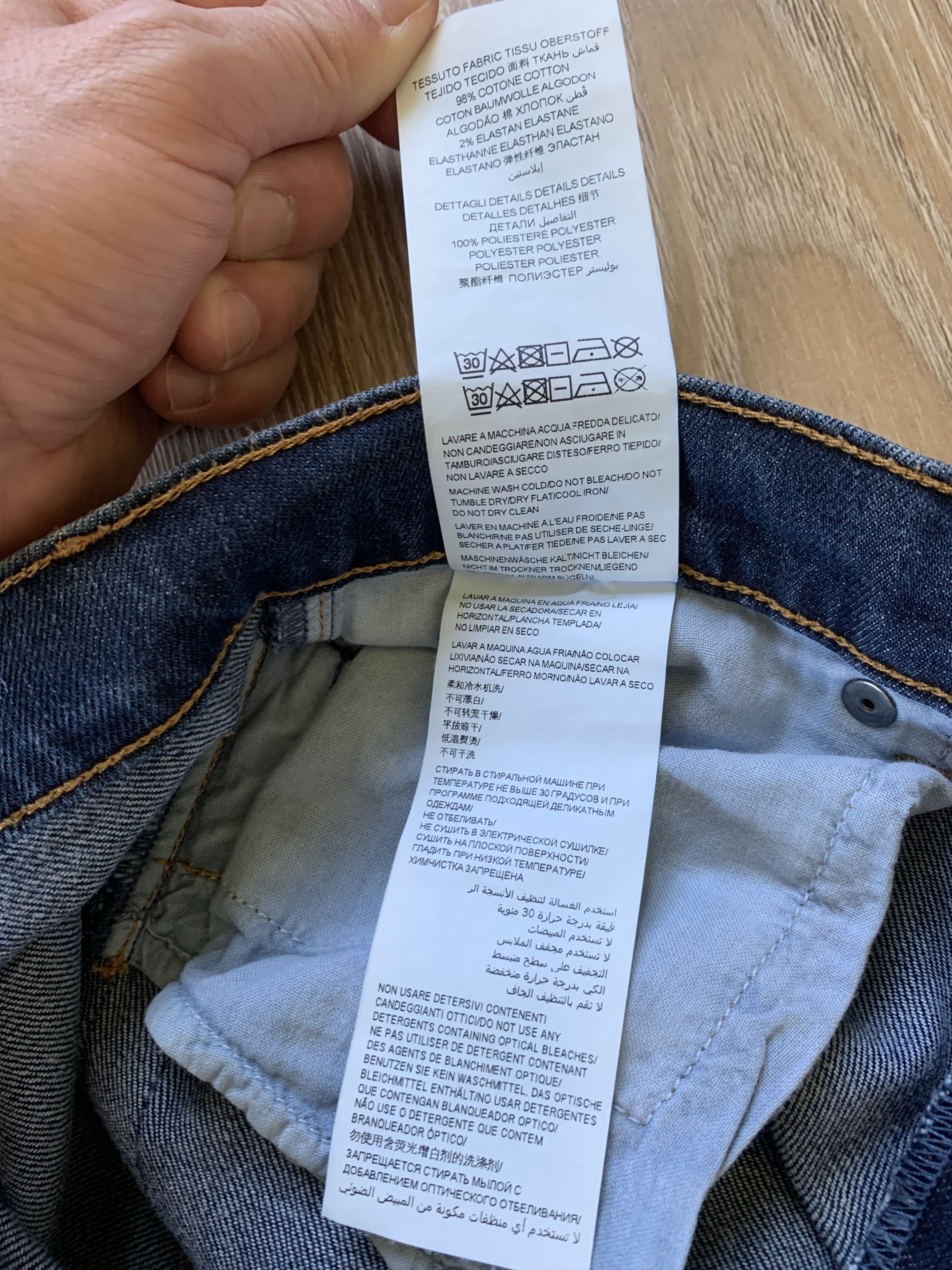 Moschino Moschino Teen Junior Stripe Lampas Multilogo Jeans Size US 26 / EU 42 - 9 Thumbnail