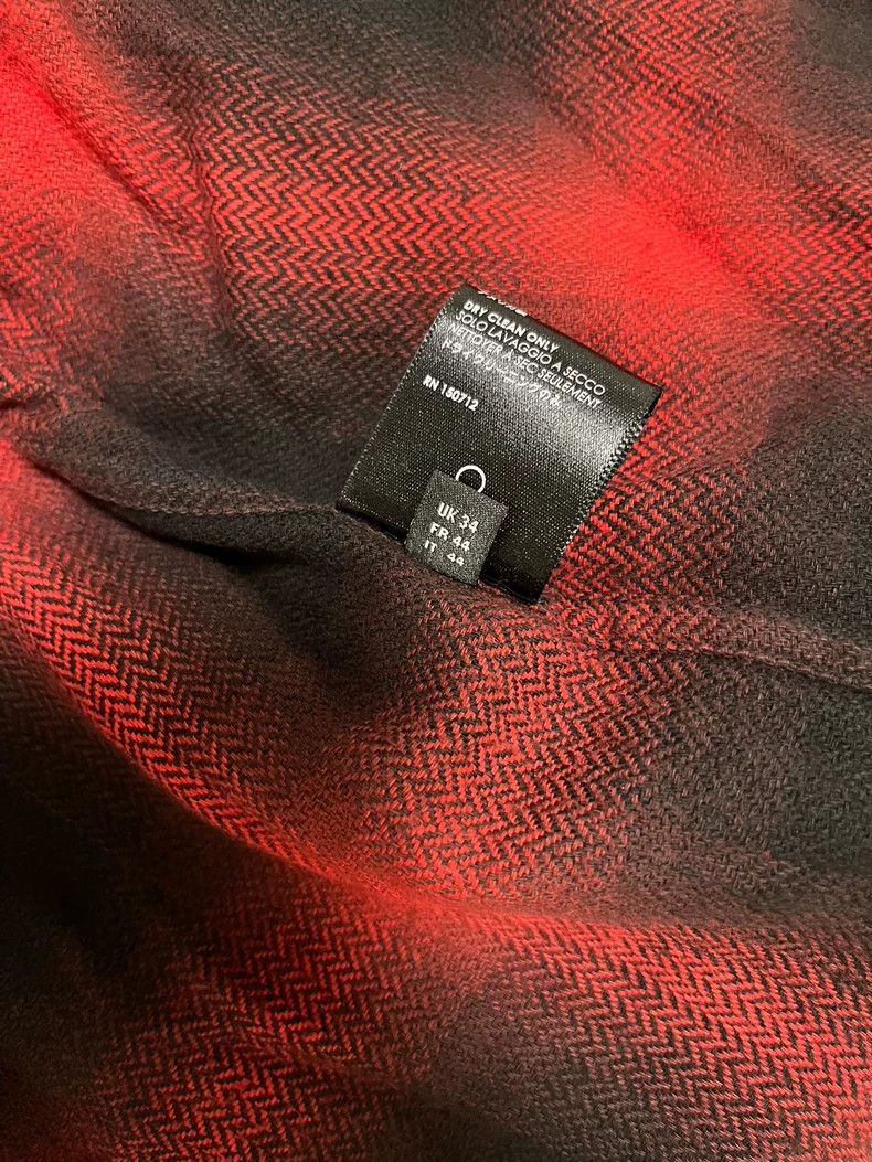 Amiri Amiri Destroying tassel black and red plaid shirt 2501-Next Size US S / EU 44-46 / 1 - 4 Thumbnail
