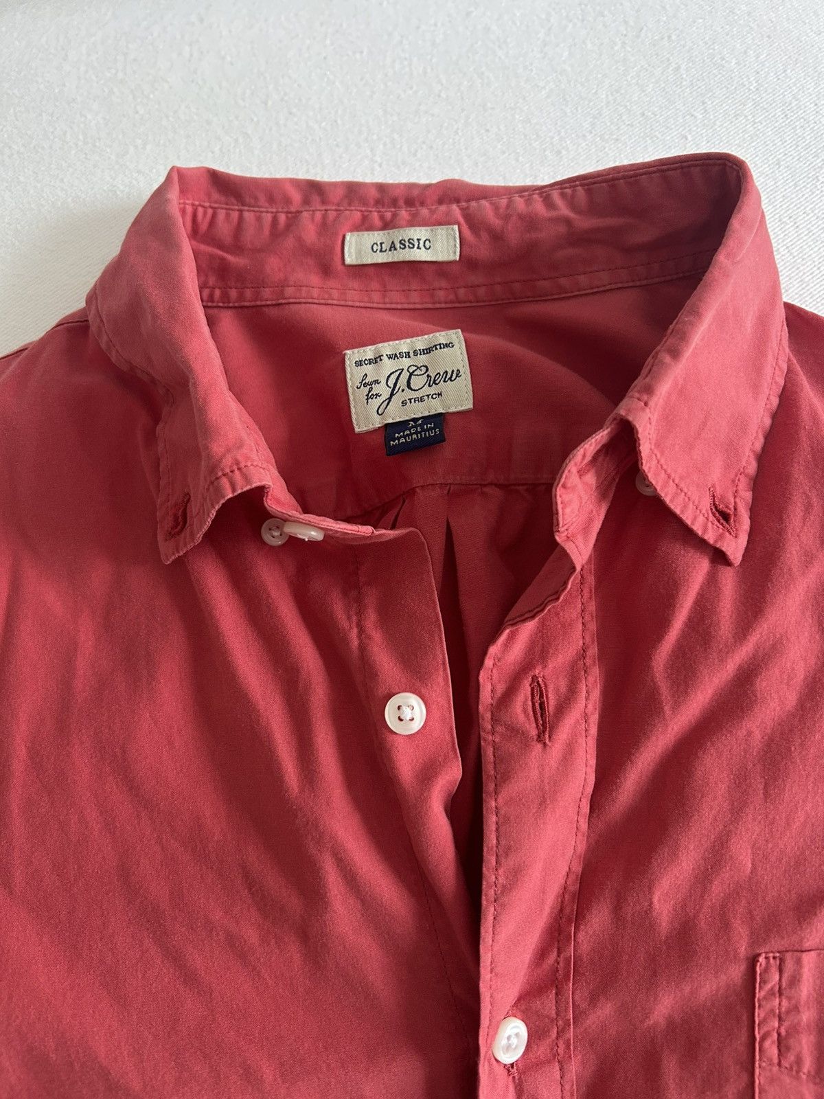 J.Crew VINTAGE Red J crew poplin button down Size US M / EU 48-50 / 2 - 1 Thumbnail