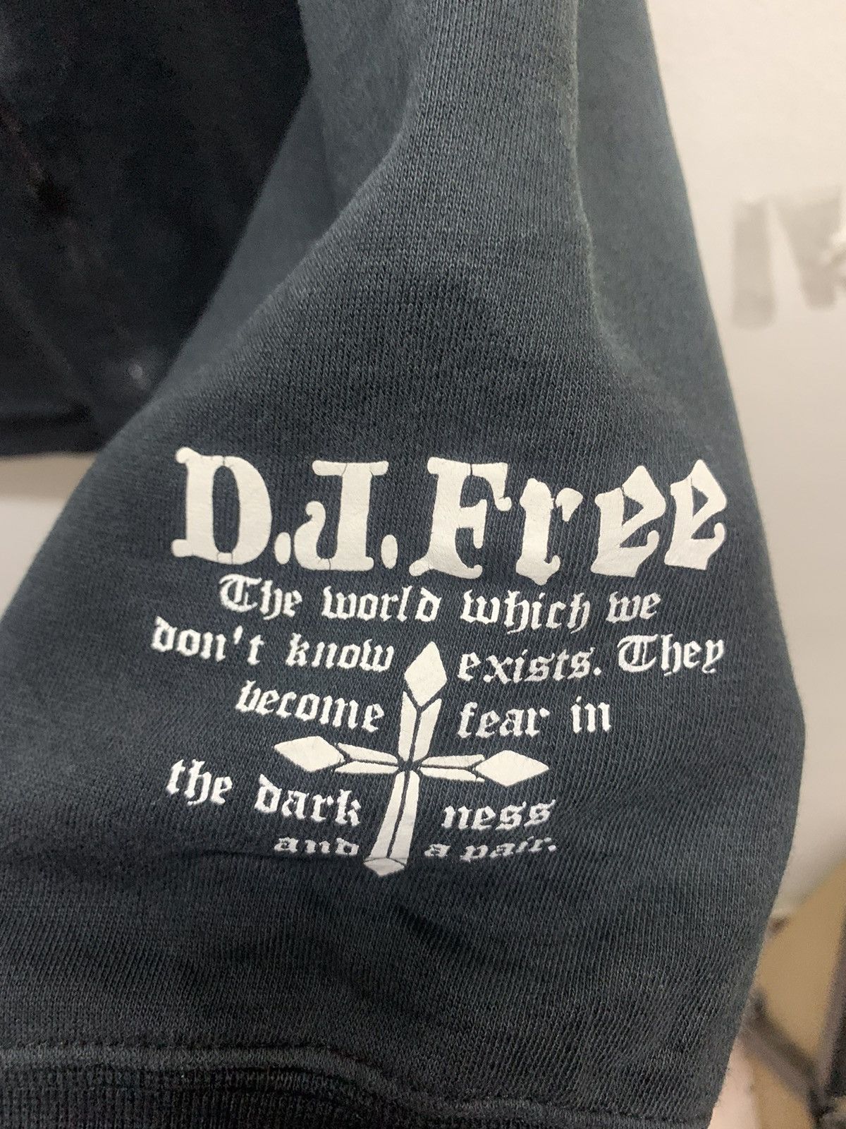 Japanese Brand × Vintage DJ FREE Hoodie Dragon Logo Size US L / EU 52-54 / 3 - 9 Thumbnail