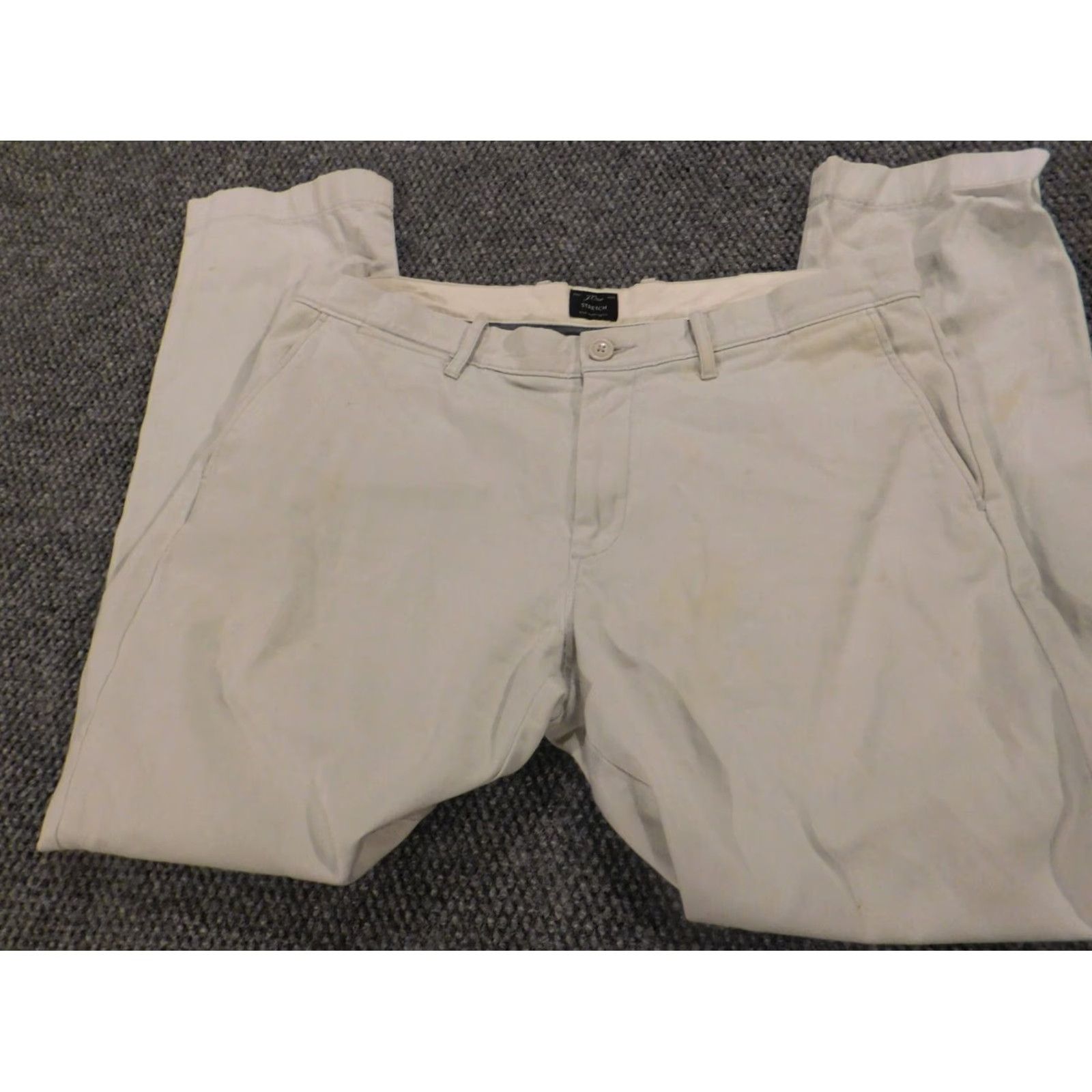 J.Crew J.CREW Mens Pants 36x28 Beige Straight Chino Shirt? Size US 32 / EU 48 - 3 Thumbnail