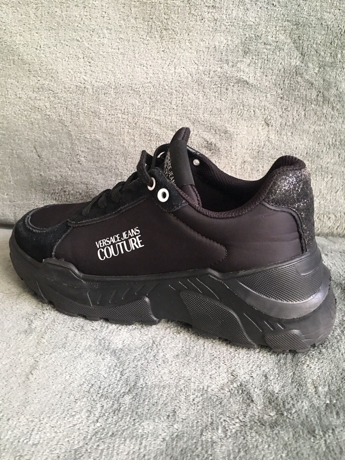 Versace × Versace Jeans Couture Versace Jeans Couture Black Sneakers EU 38 US 6 Size US 6 / IT 36 - 10 Thumbnail