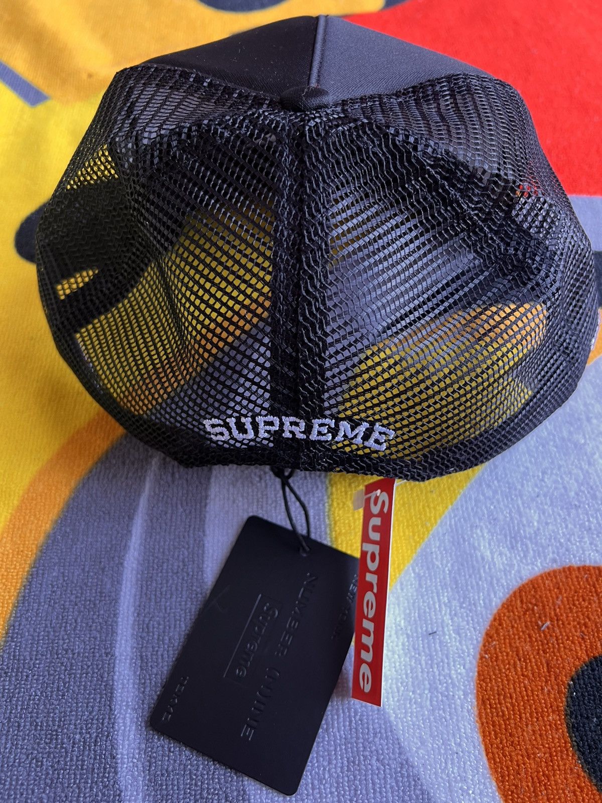 Supreme Supreme Number (N)ine Mickey Mouse Mesh 5-Panel Hat Black Size ONE SIZE - 2 Thumbnail