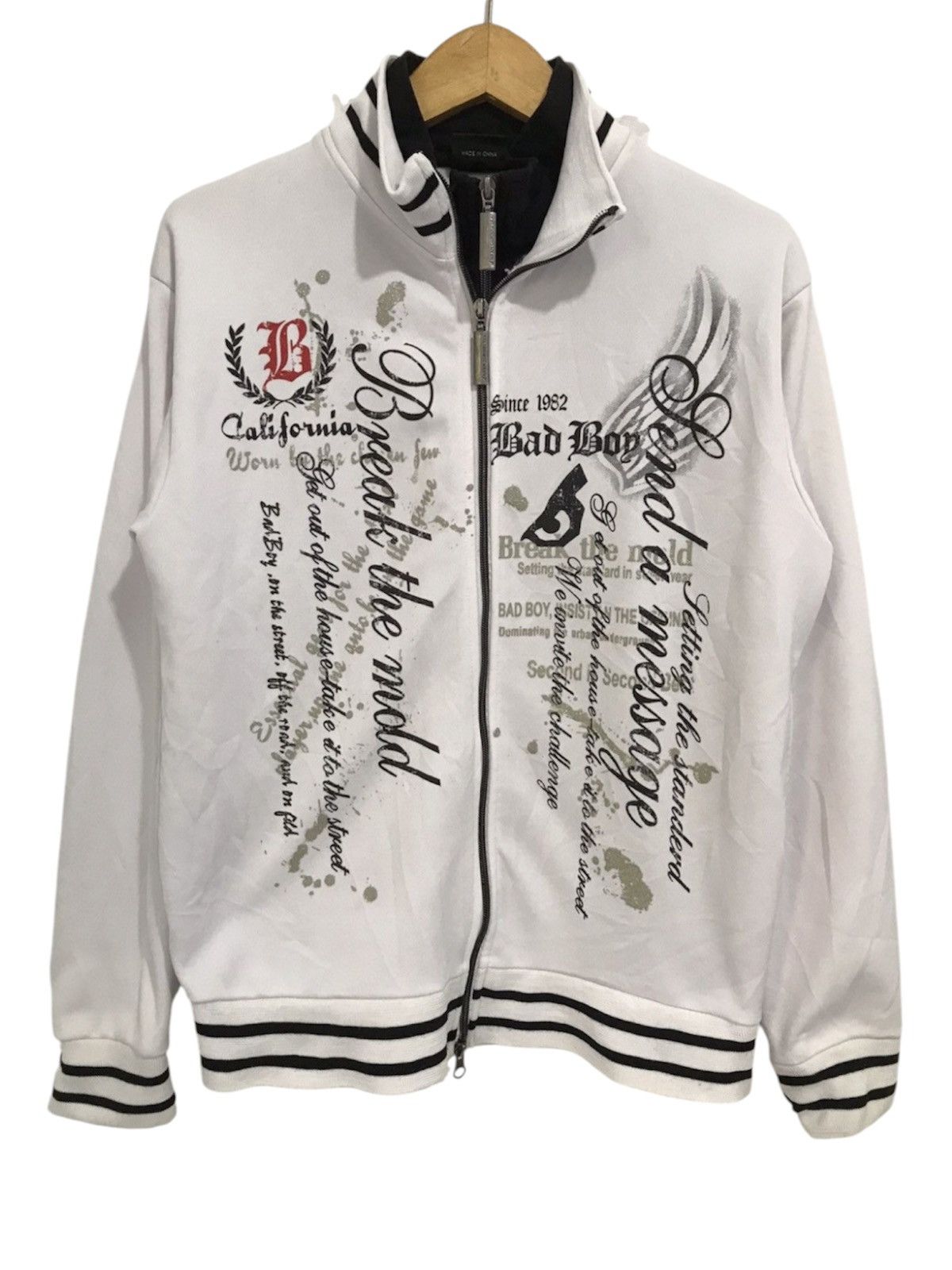 Hysteric Glamour Badboy Double Layer Poem Track Jacket Size US M / EU 48-50 / 2 - 1 Thumbnail
