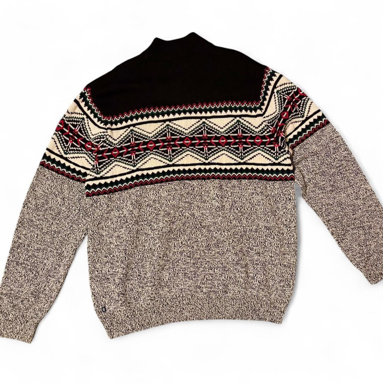 Chaps Chaps Fair Isle Quarter Snap Vintage Sweater Size US XXL / EU 58 / 5 - 2 Thumbnail