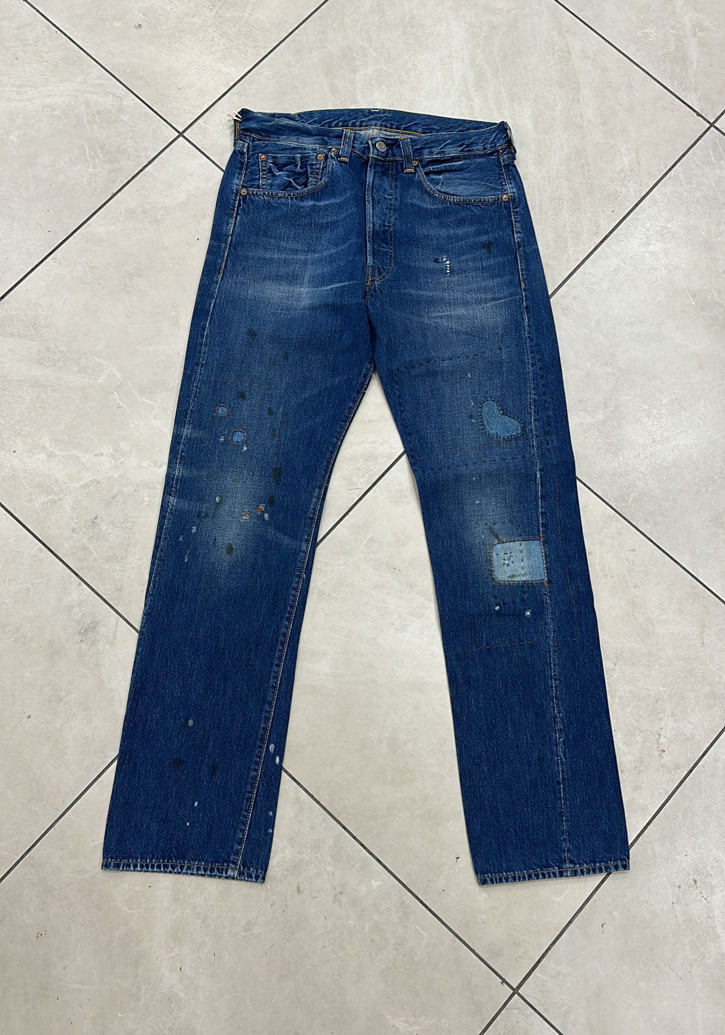 Levi's Vintage Clothing LVC Levi's Vintage Clothing 1947 501XX BigE Selvedge Jeans Size US 32 / EU 48 - 1 Thumbnail
