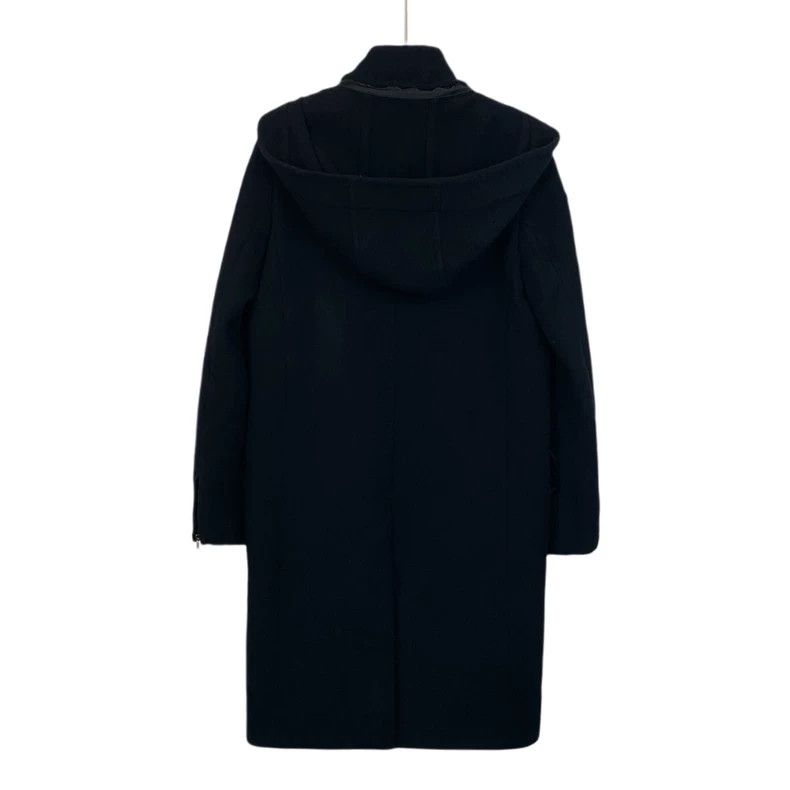 Max Mara Max Mara Black sheep wool hooded coat Size XS / US 0-2 / IT 36-38 - 2 Thumbnail