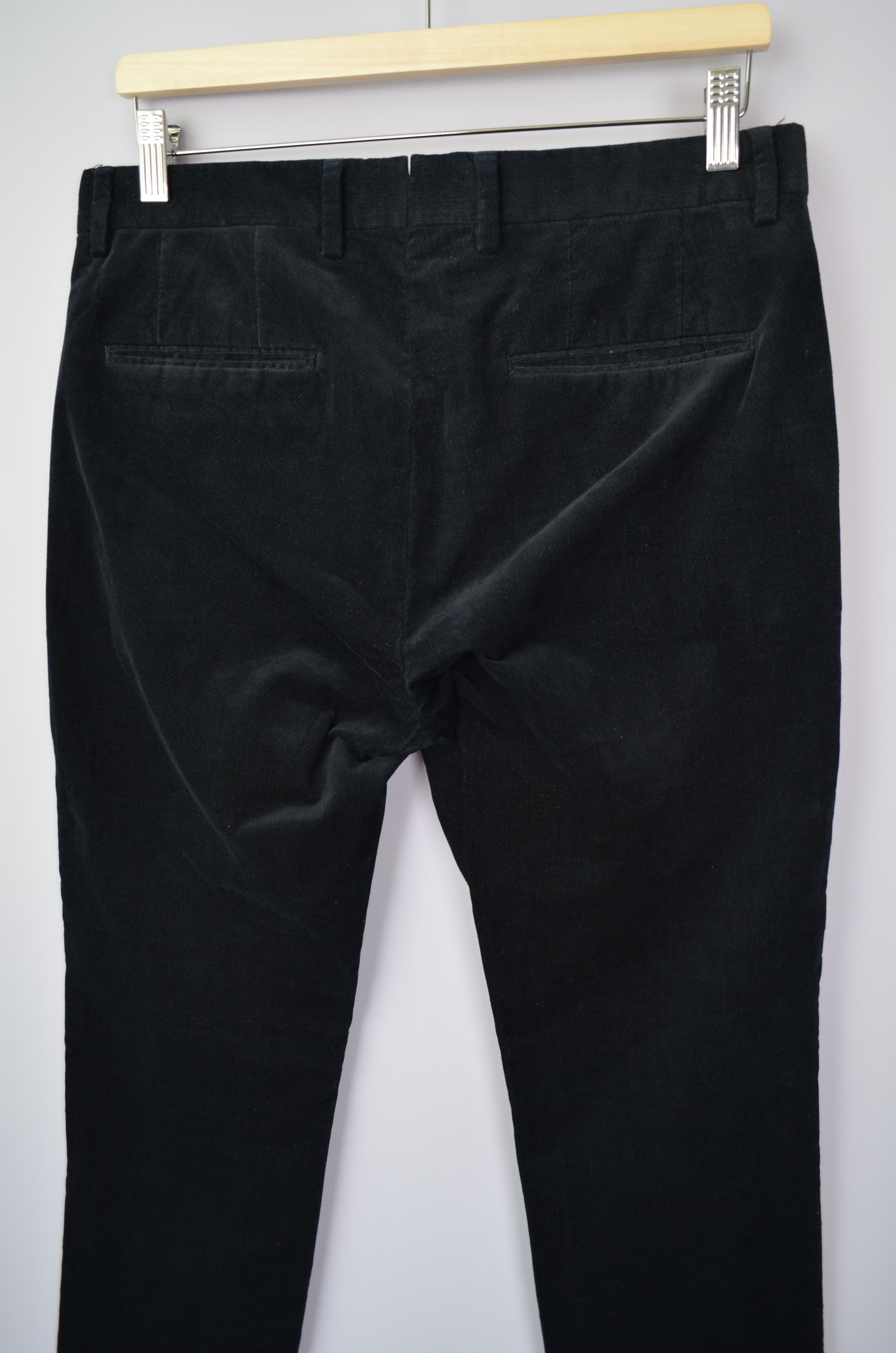 Designer × Reiss REISS Black Corduroy Mens Pants Trousers Size W32 L32 Size US 32 / EU 48 - 6 Thumbnail
