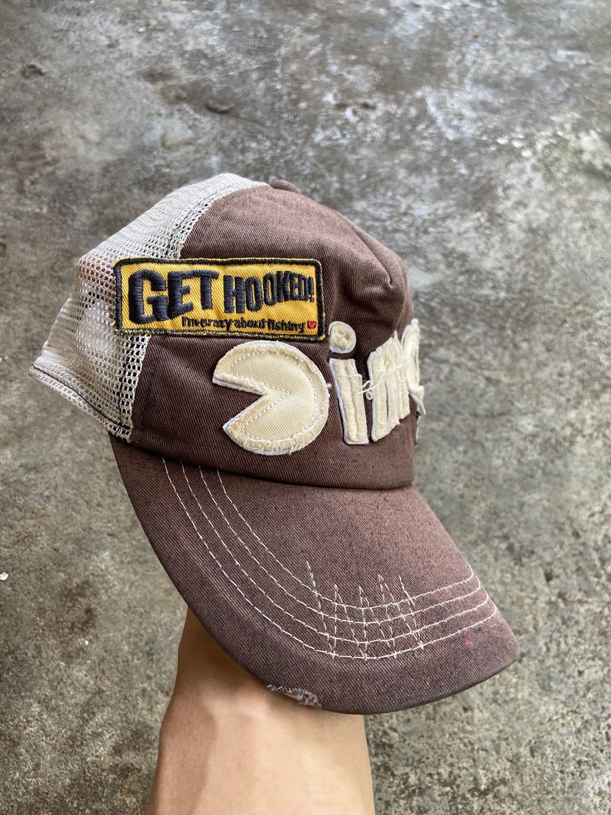 Japanese Brand GET HOOKED IM CRAZY ABOUT CAP Size ONE SIZE - 2 Thumbnail