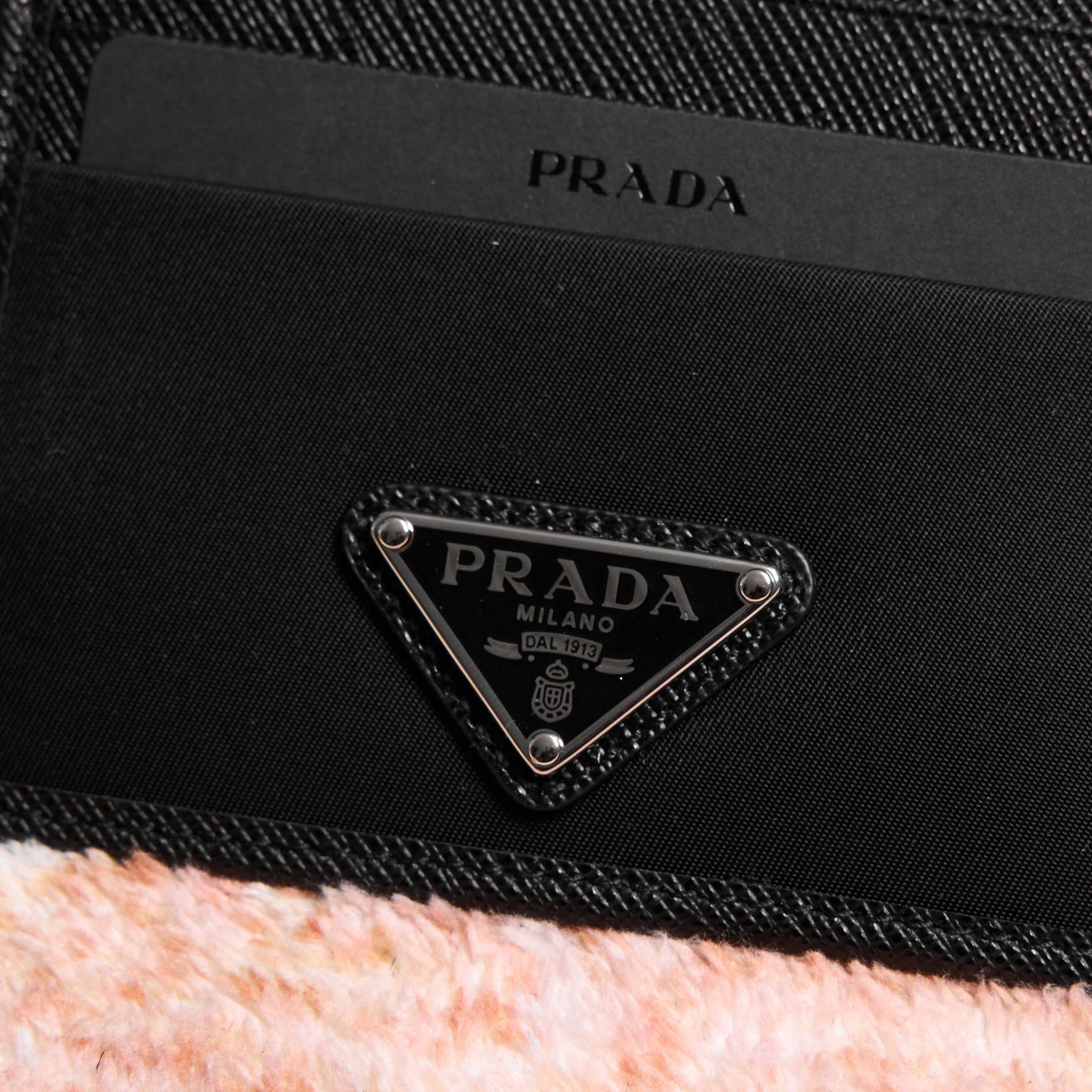 Prada PRADA Re-Nylon And Saffiano Leather Card Holder Size ONE SIZE - 2 Thumbnail