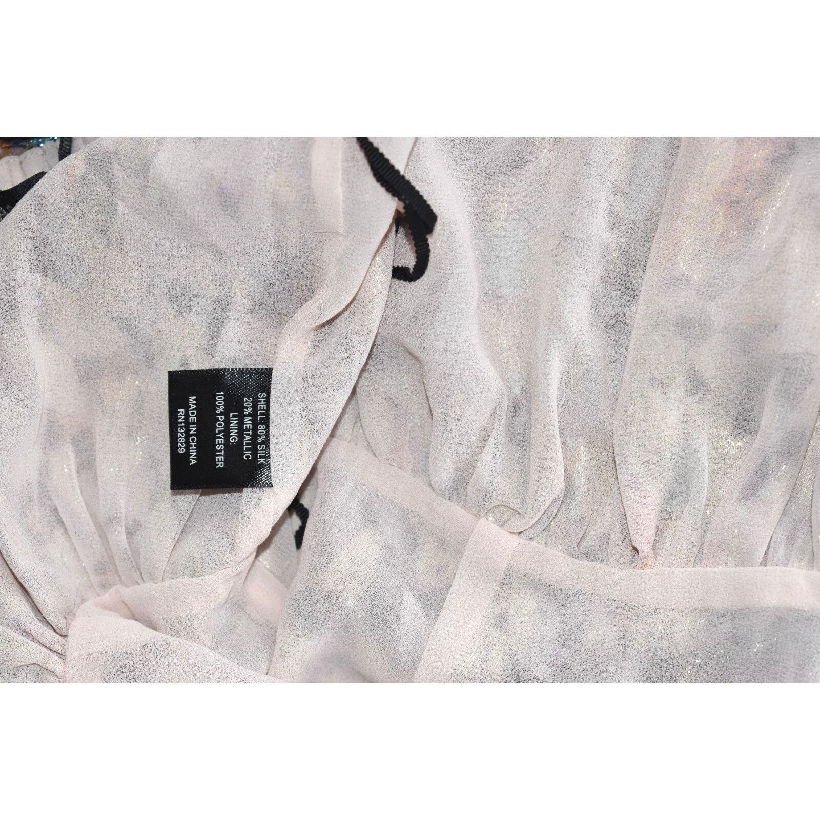 REVOLVE NWT DUNDAS X REVOLVE Silk Metallic Waist Belt Maxi Dress XS Size XS / US 0-2 / IT 36-38 - 6 Thumbnail