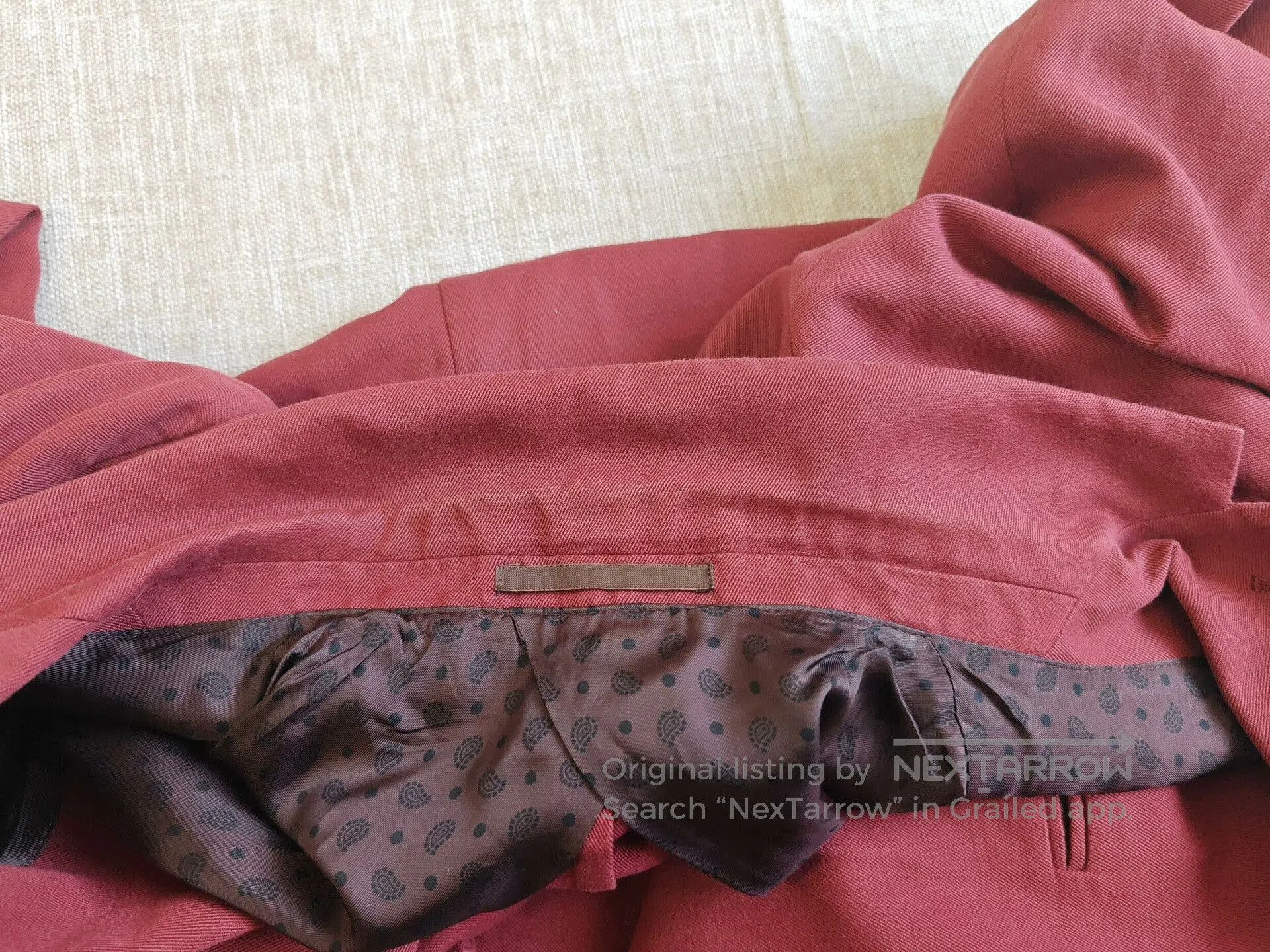 Gucci Gucci Men's Burgundy Suit Jacket. Size US S / EU 44-46 / 1 - 8 Thumbnail