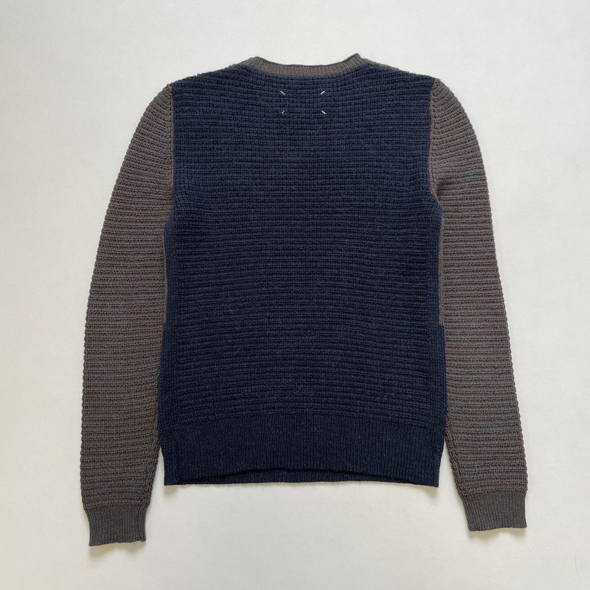 Maison Margiela A/W 15 Waffle Knit Colour Block Sweater Size US M / EU 48-50 / 2 - 9 Thumbnail