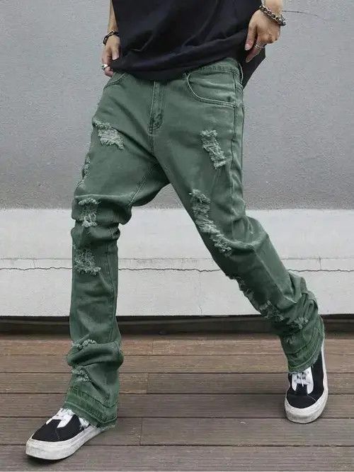 Jean Skinny distressed pants Size US 30 / EU 46 - 3 Thumbnail