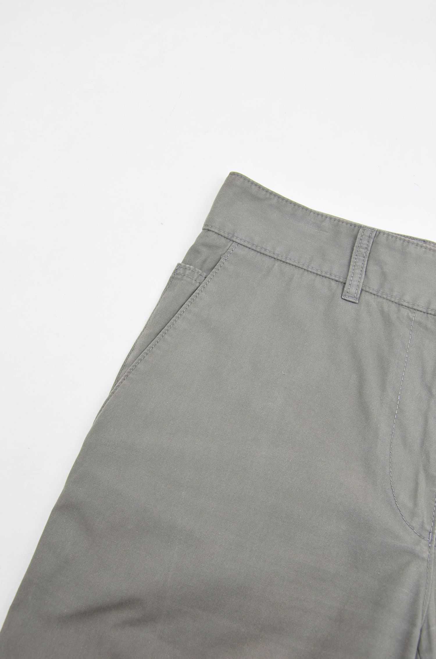 Prada PRADA Wide Leg Olive Pants - 42 Size 28" / US 6 / IT 42 - 4 Thumbnail