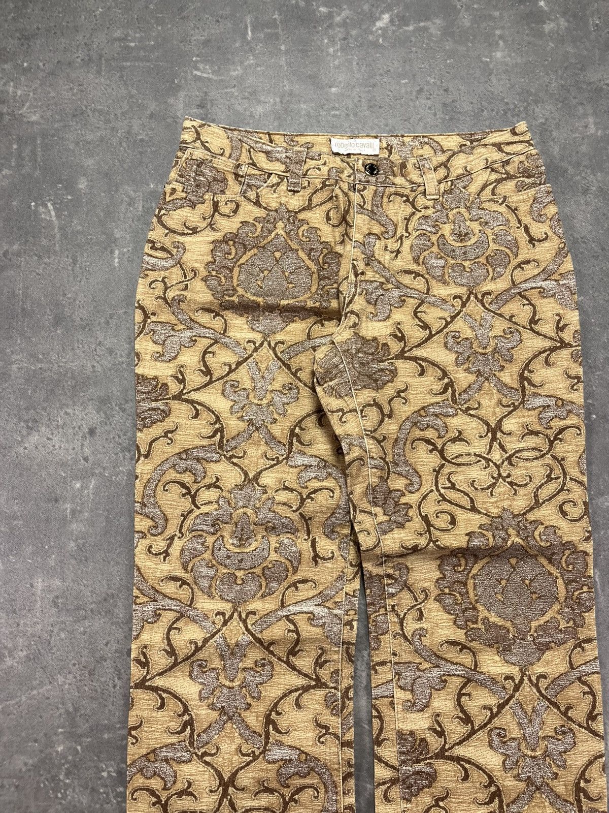 Roberto Cavalli 90s Roberto Cavalli Ornament Mozaic Denim Jeans 30 32 M Size US 32 / EU 48 - 3 Thumbnail