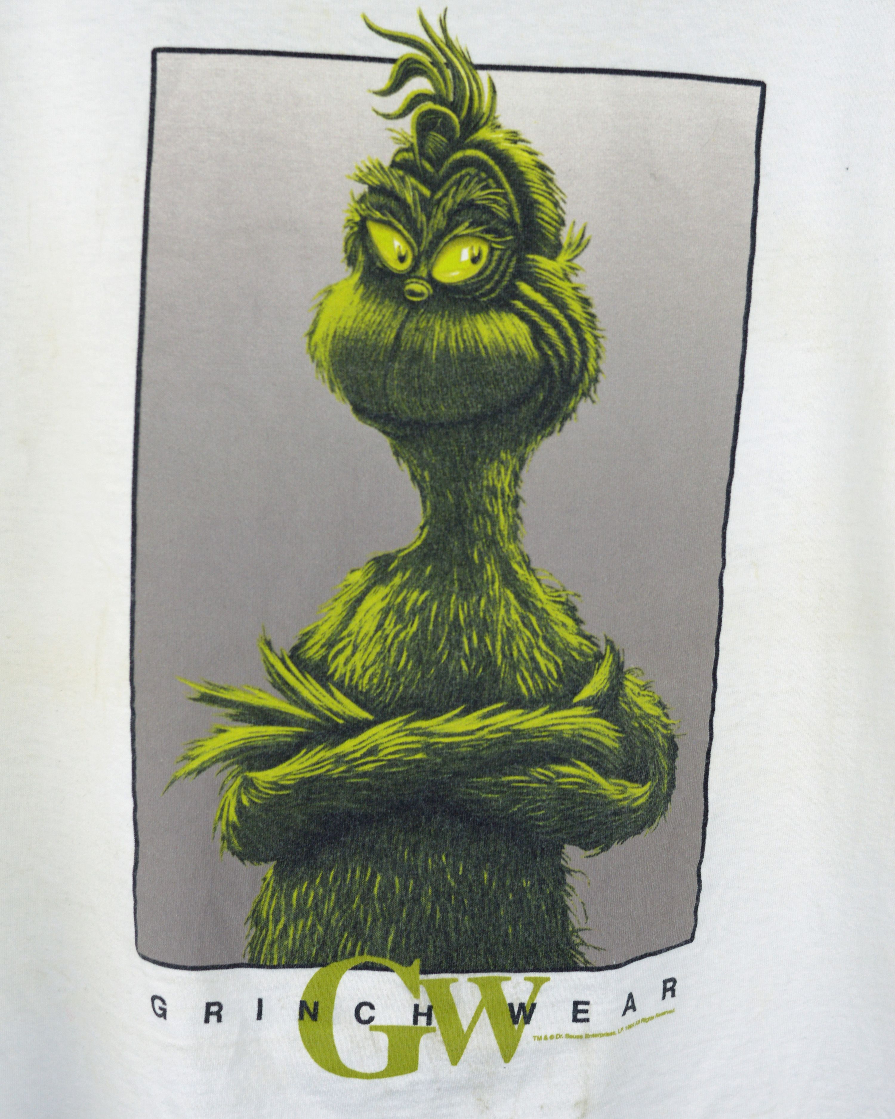 Vintage Vintage Dr Seuss Grinch wear 1999 t shirt Size US XL / EU 56 / 4 - 2 Thumbnail