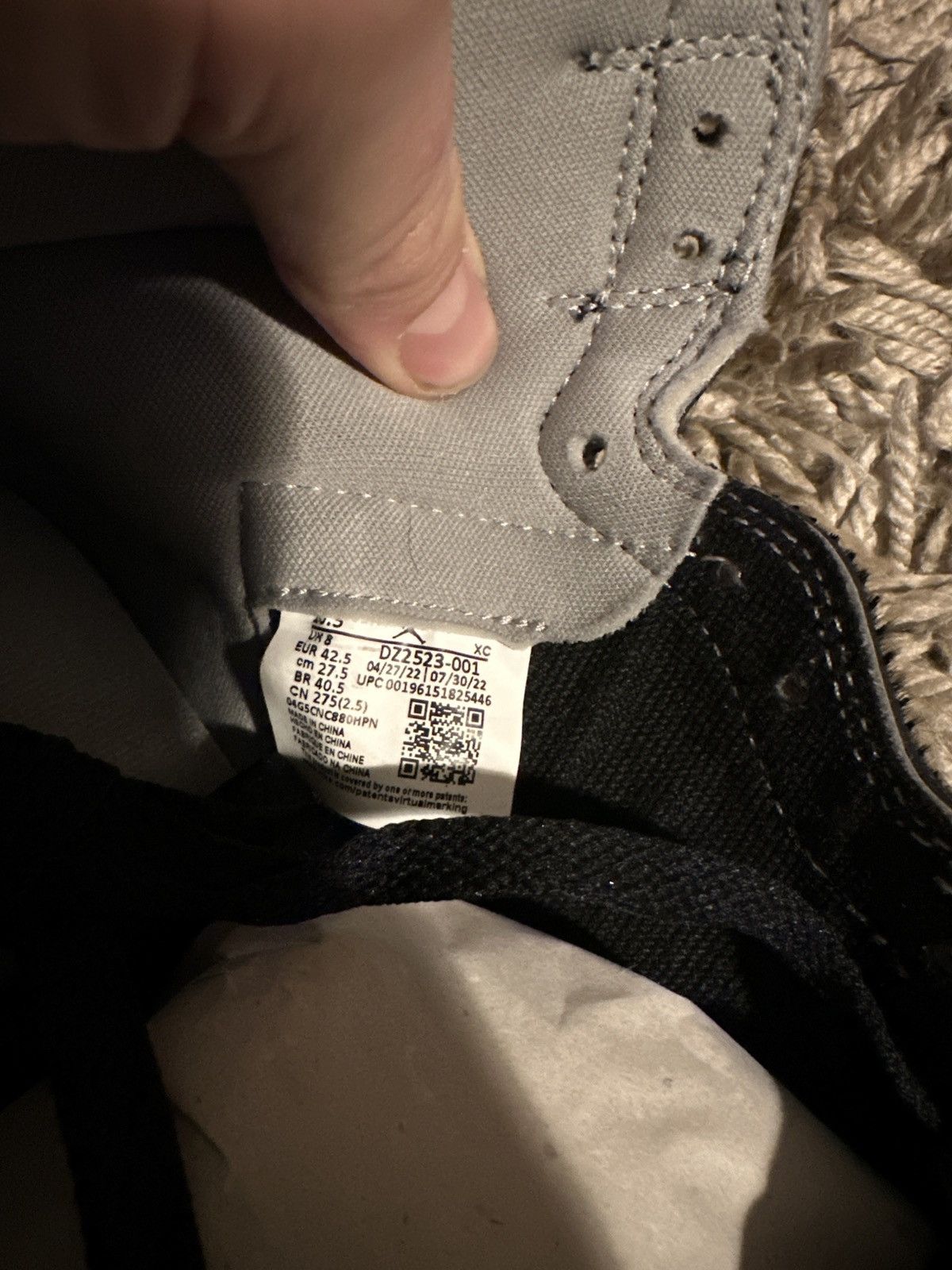 Jordan Brand × Nike wmns air jordan 1 retro hi og Size US 10.5 / IT 40.5 - 3 Thumbnail