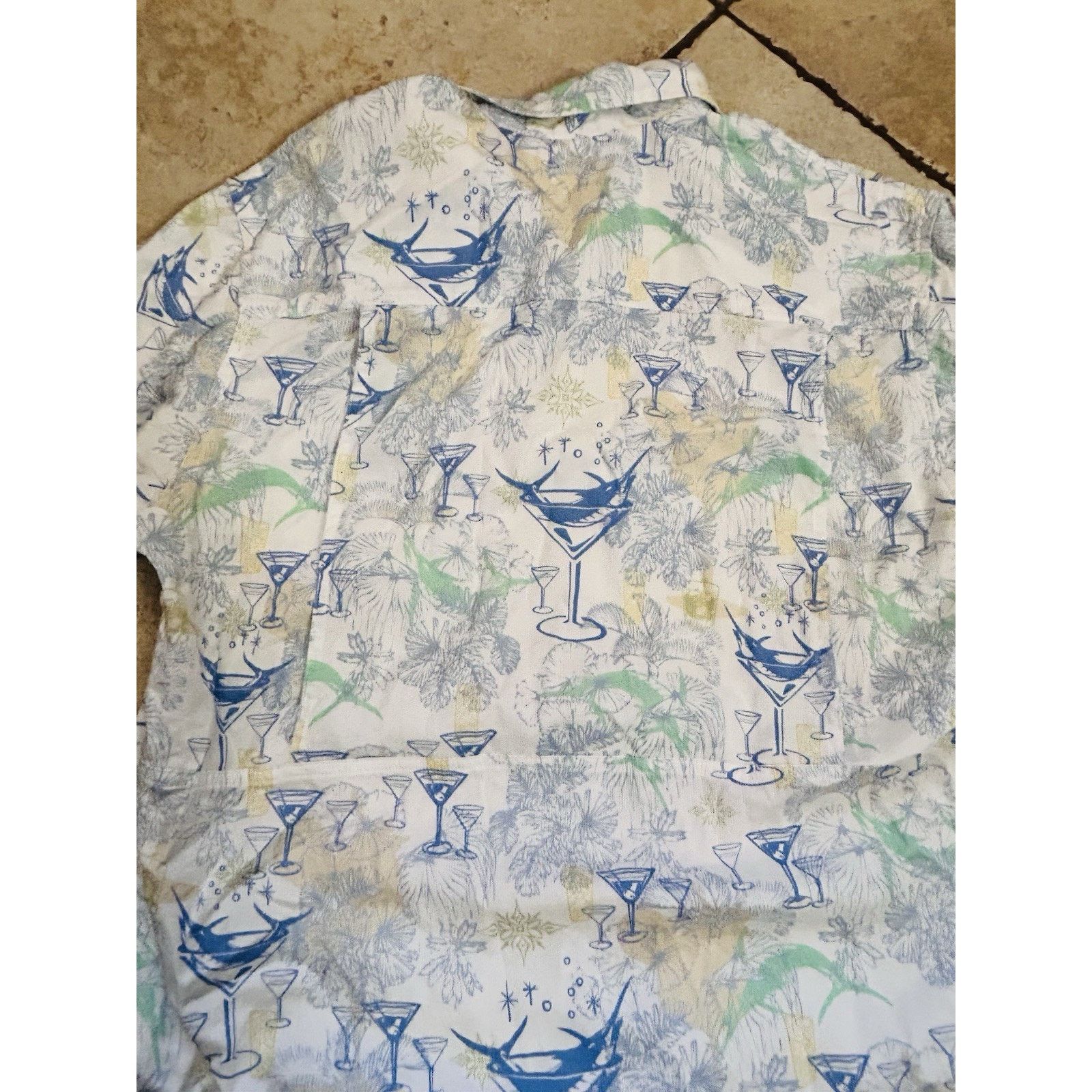 Columbia Columbia River Lodge Button Front Men Shirt Med Vented Theme Size US M / EU 48-50 / 2 - 8 Thumbnail
