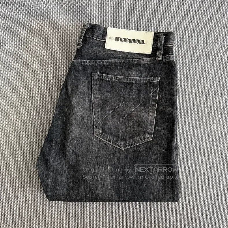 Other Neighborhood size L 23ss Basic Washed Denim Jeans Size US 27 - 1 Thumbnail