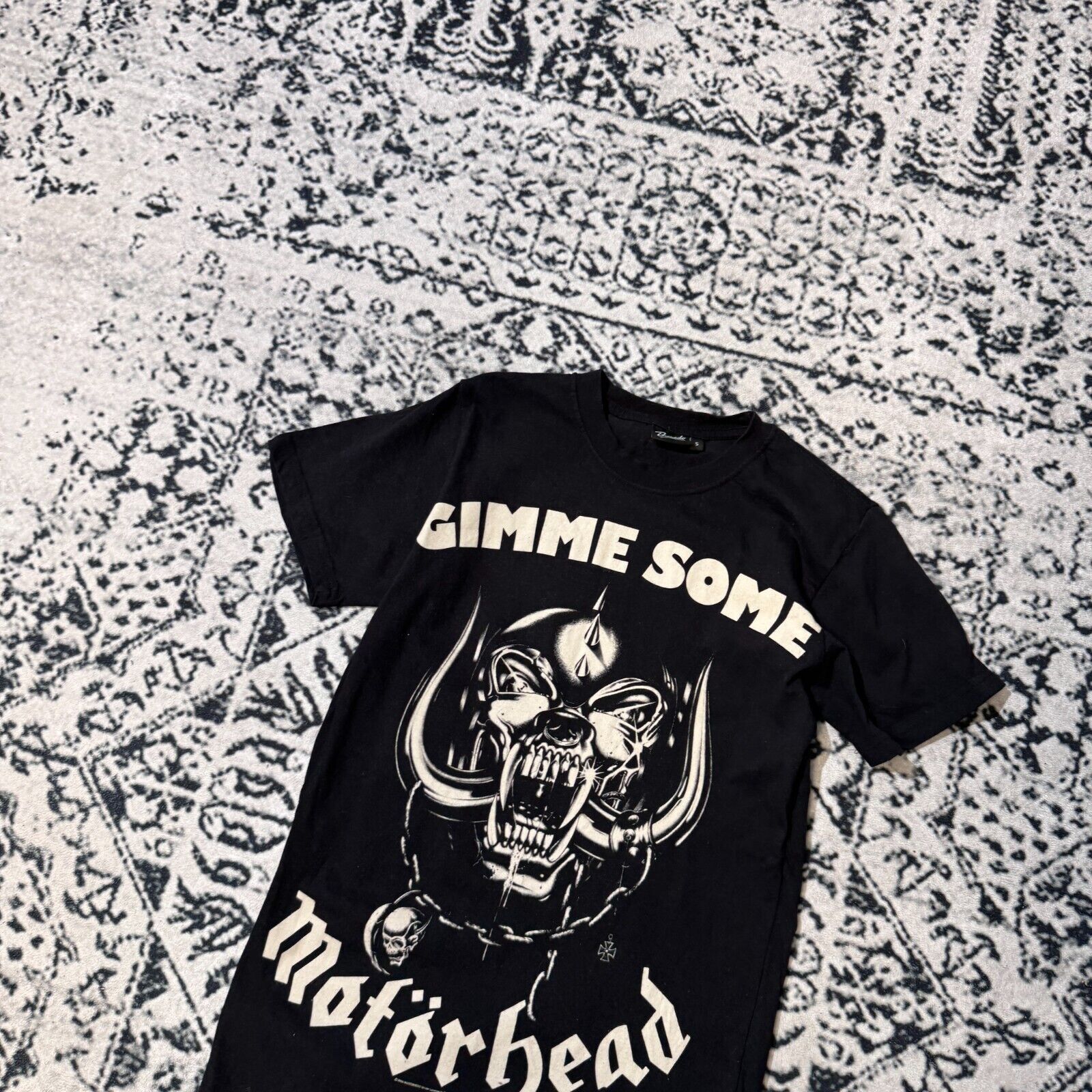 Vintage Vintage Black Cotton T-Shirt Size S Gimme Some Motorhead Tes Size US S / EU 44-46 / 1 - 6 Thumbnail