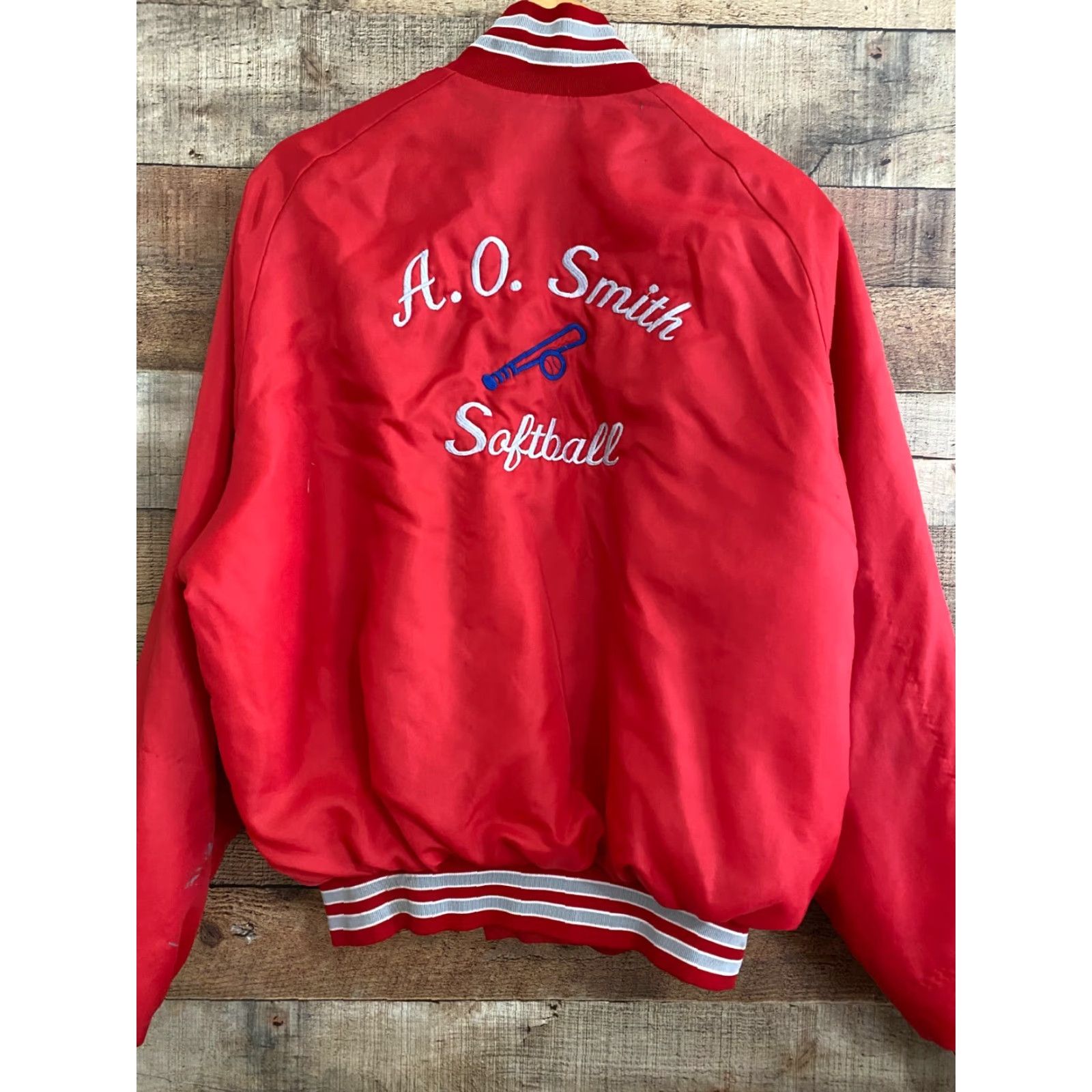Vintage VINTAGE Don Alleson Athletic Windbreaker Jacket Red XL USA 90s 80s ao smith softball Mens Size US XL / EU 56 / 4 - 3 Thumbnail