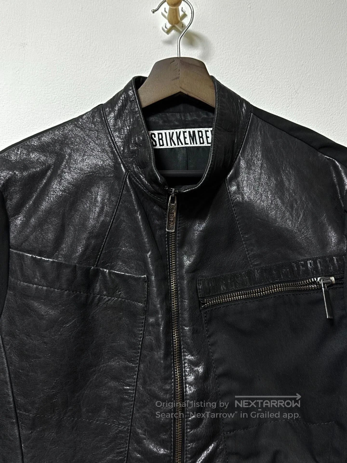 Dirk Bikkembergs 90s Leather Jacket.