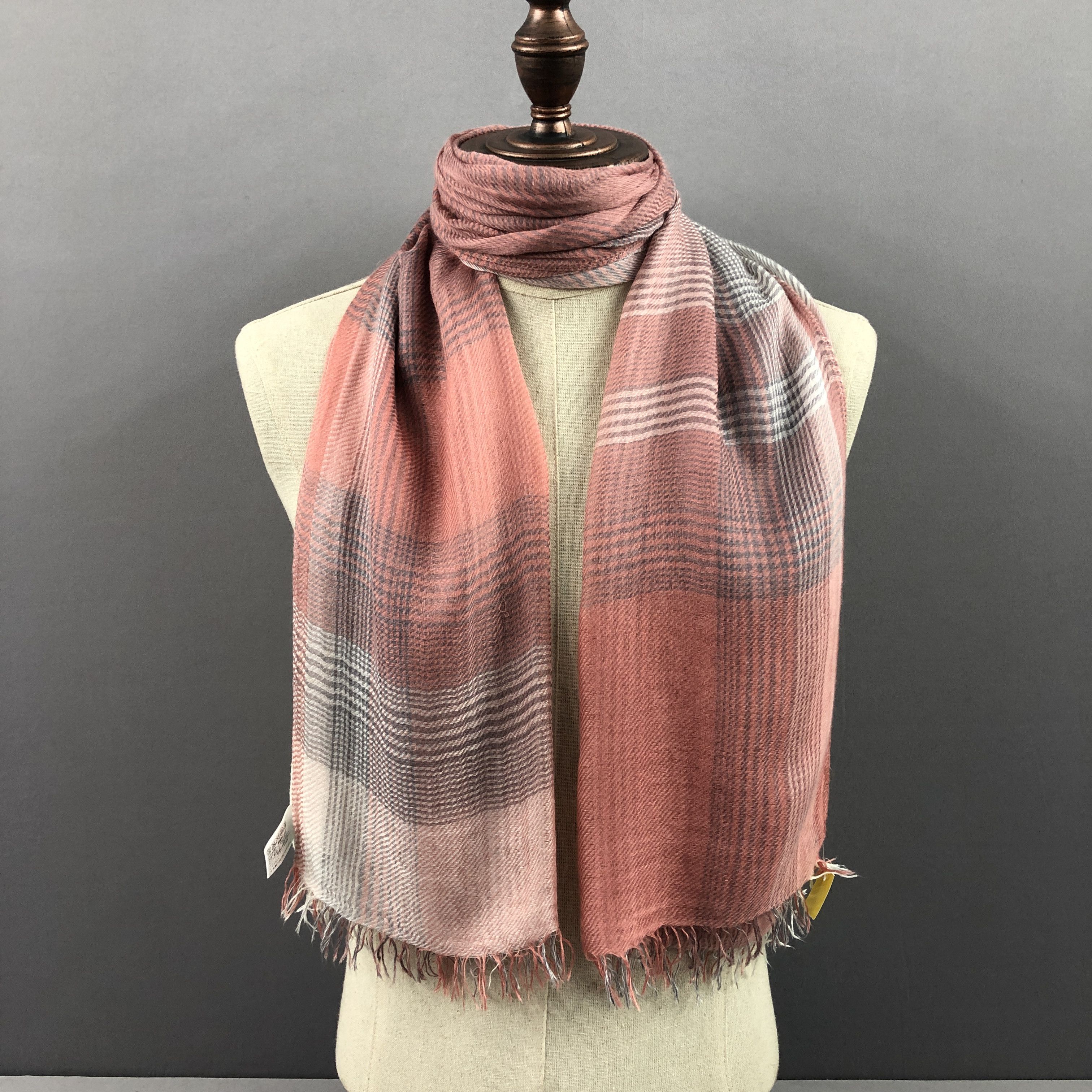 Vintage Lanvin Scarf Long Shawl Stoles Wool