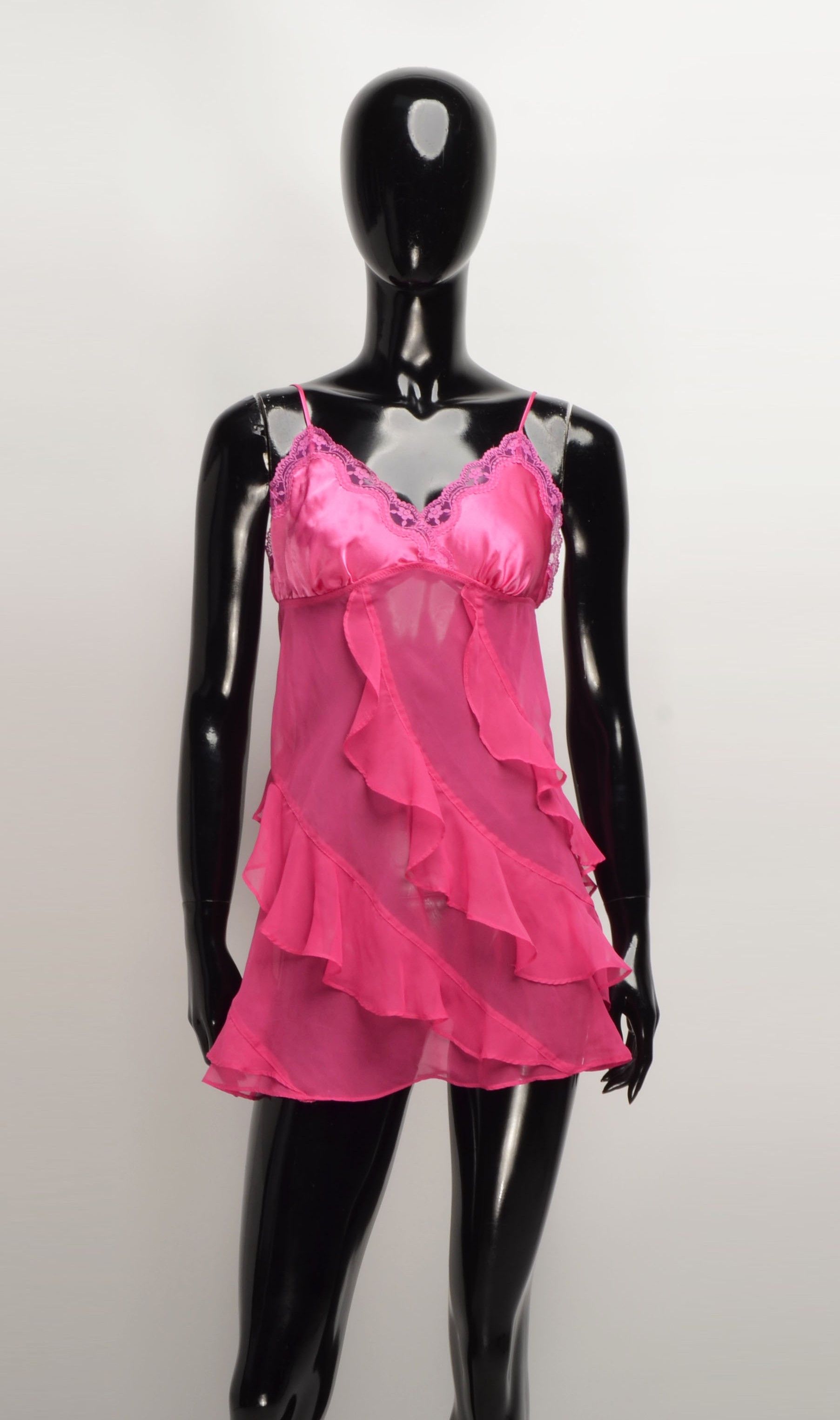 Other La Senza Y2K Coquette Glam Ruffle Mesh Cami Top Tunic Size M / US 6-8 / IT 42-44 - 1 Thumbnail