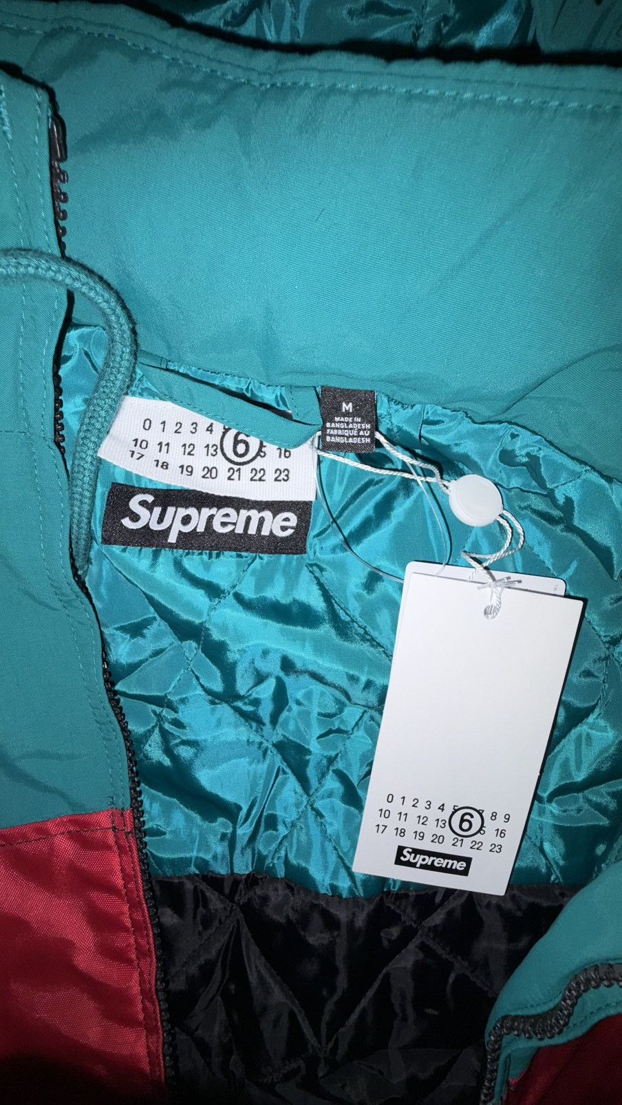 Maison Margiela × Supreme Supreme MM6 Maison Margiela Split Stadium Jacket Size US M / EU 48-50 / 2 - 3 Thumbnail