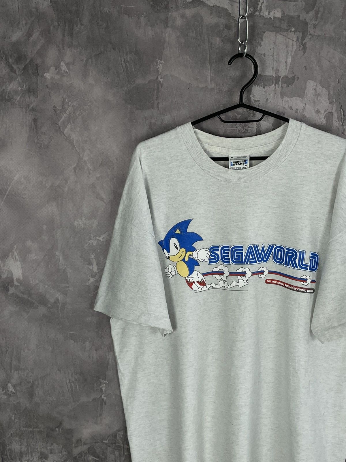 Nintendo × Vintage VERY RARE Vintage SEGA Super Sonic The Game T shirt Size US XL / EU 56 / 4 - 3 Thumbnail