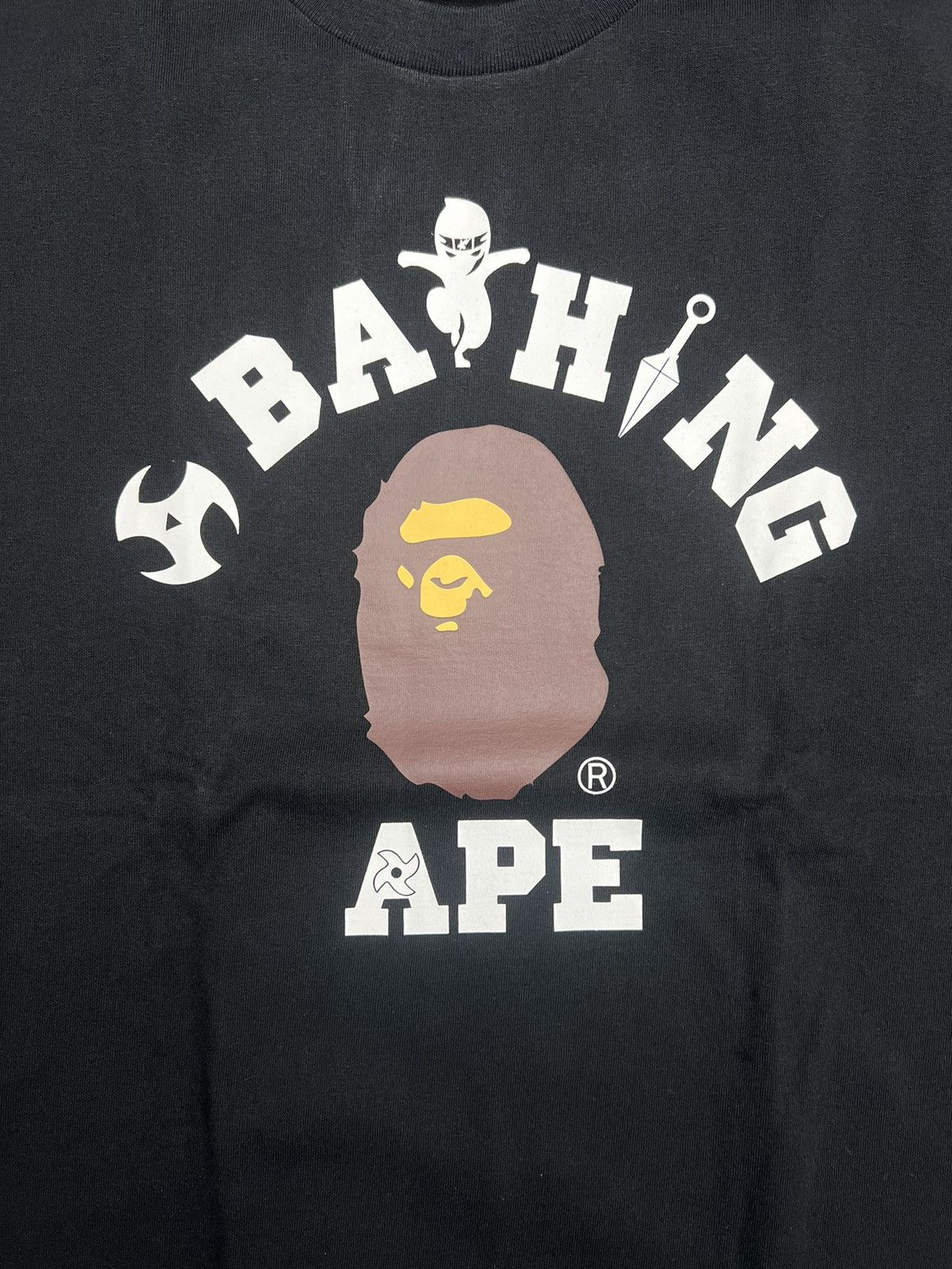 Bape Bape Ninja College T-Shirt Size US L / EU 52-54 / 3 - 2 Thumbnail