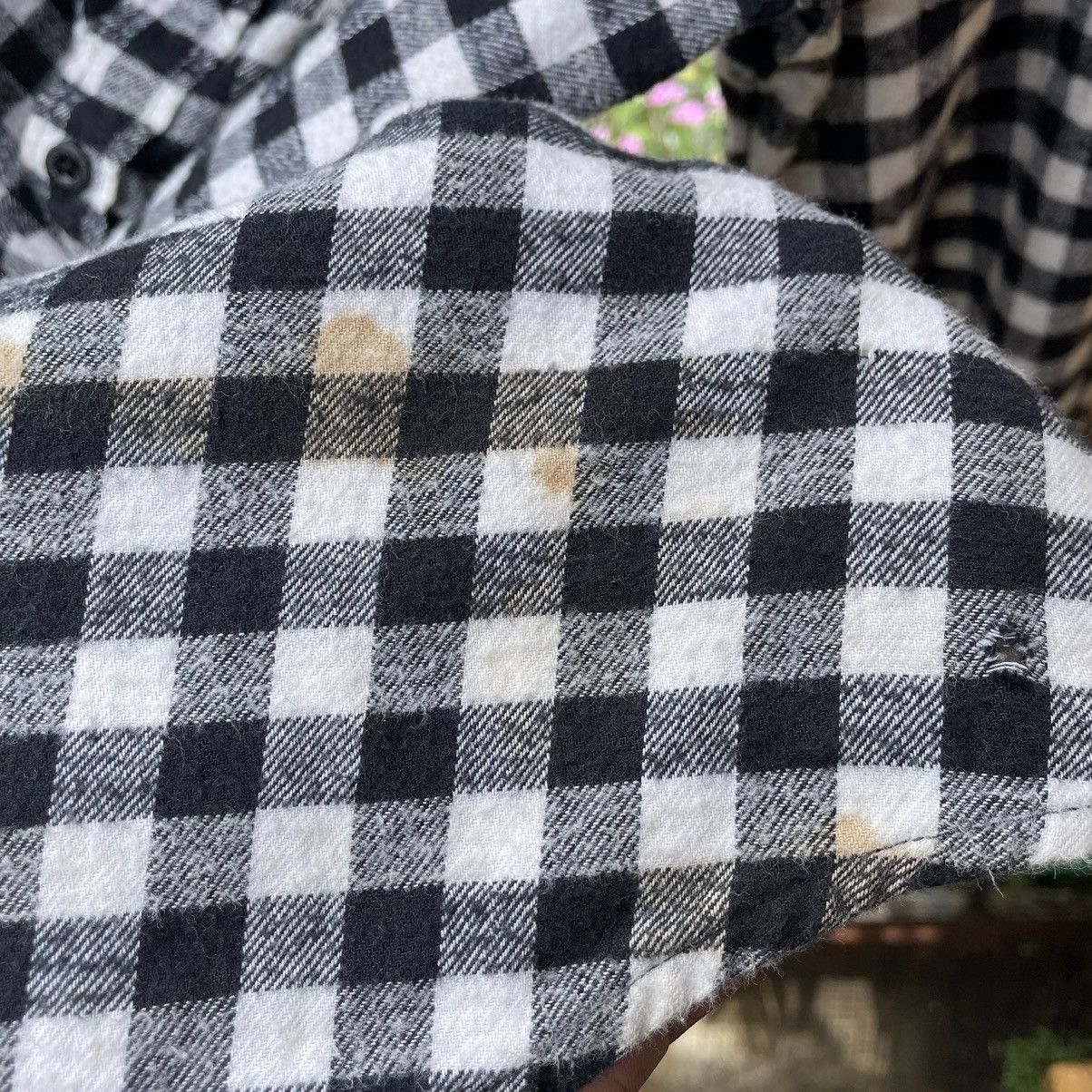 Stussy × Vintage 🔥Vintage Y2K Stussy Checkerd Flannel Buttons Shirts Size US L / EU 52-54 / 3 - 8 Thumbnail