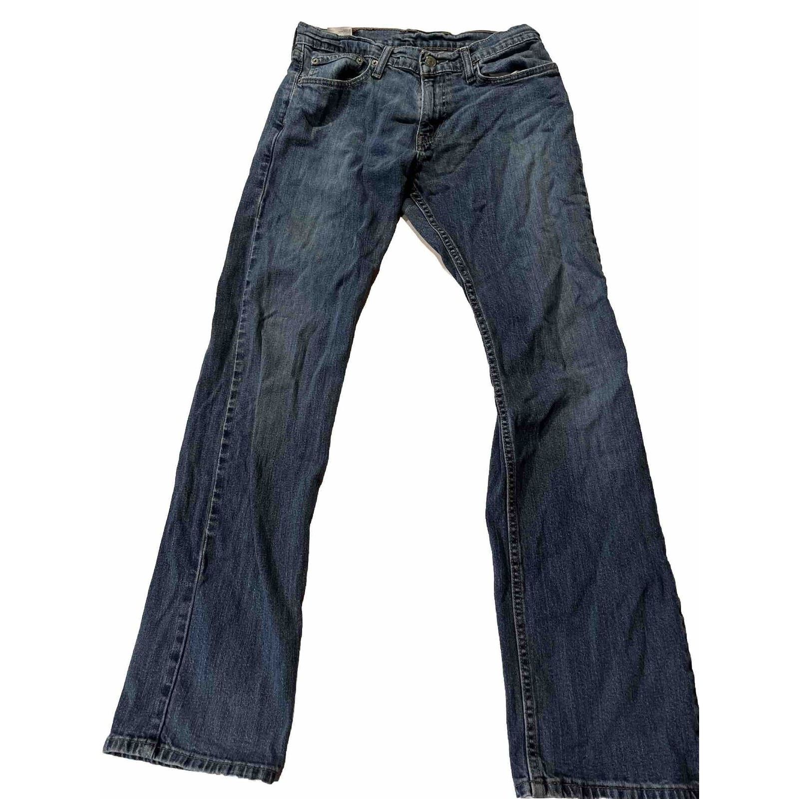 Levi's Levi's 514 Slim Straight Fit Jeans Men's 30x31 Blue Denim Size US 30 / EU 46 - 1 Thumbnail