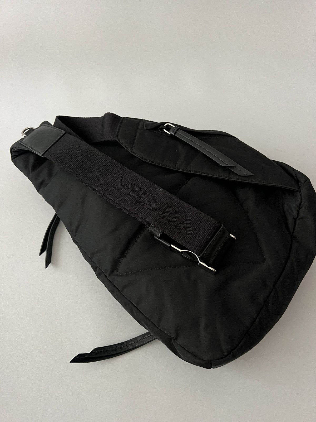 Prada Prada Re-Nylon and leather backpack Size ONE SIZE - 12 Thumbnail