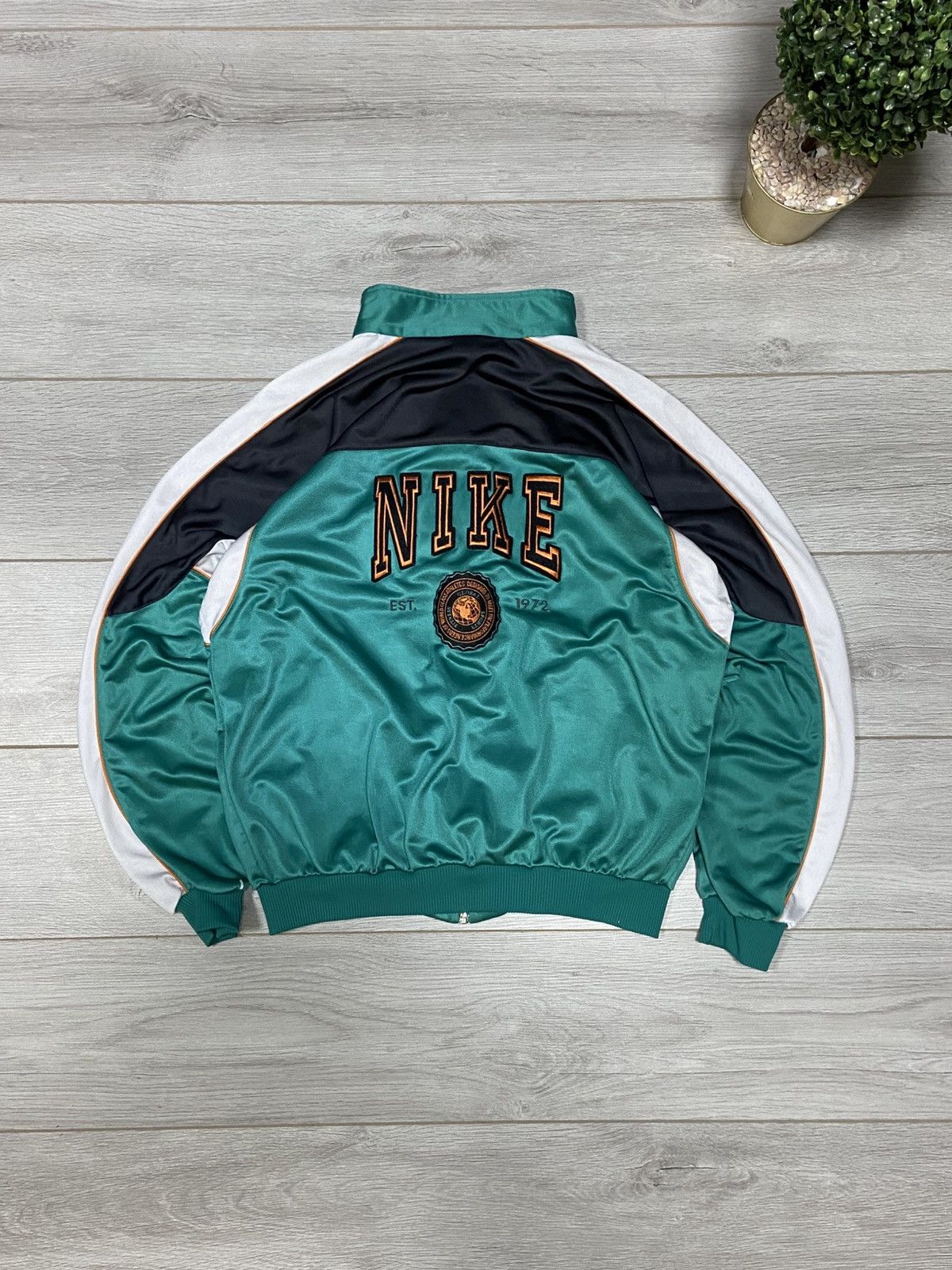 Nike Nike 80s zip big logo hoodie spell out Size US M / EU 48-50 / 2 - 1 Thumbnail