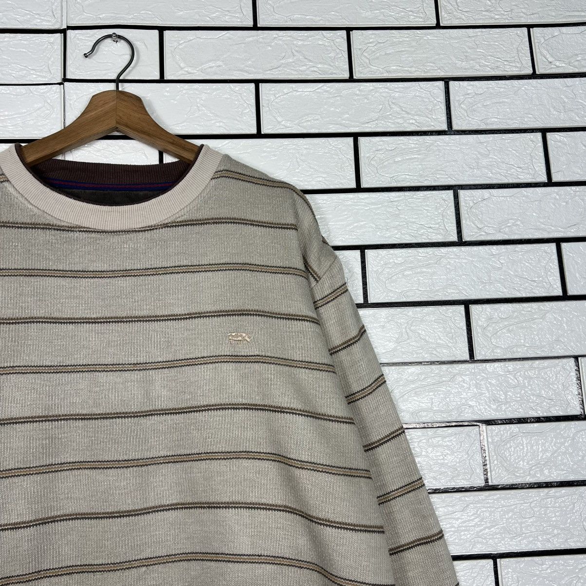 Kansai Yamamoto KANSAI YAMAMOTO Striped Sweatshirt Crewneck #4294-C195 Size US XL / EU 56 / 4 - 4 Thumbnail