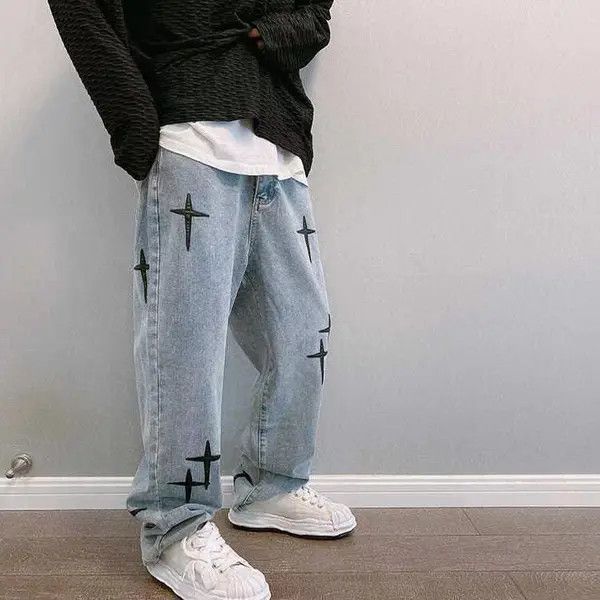Japanese Brand Asakawa x Kai Washed street hip-hop baggy jeans Size US 34 / EU 50 - 1 Thumbnail