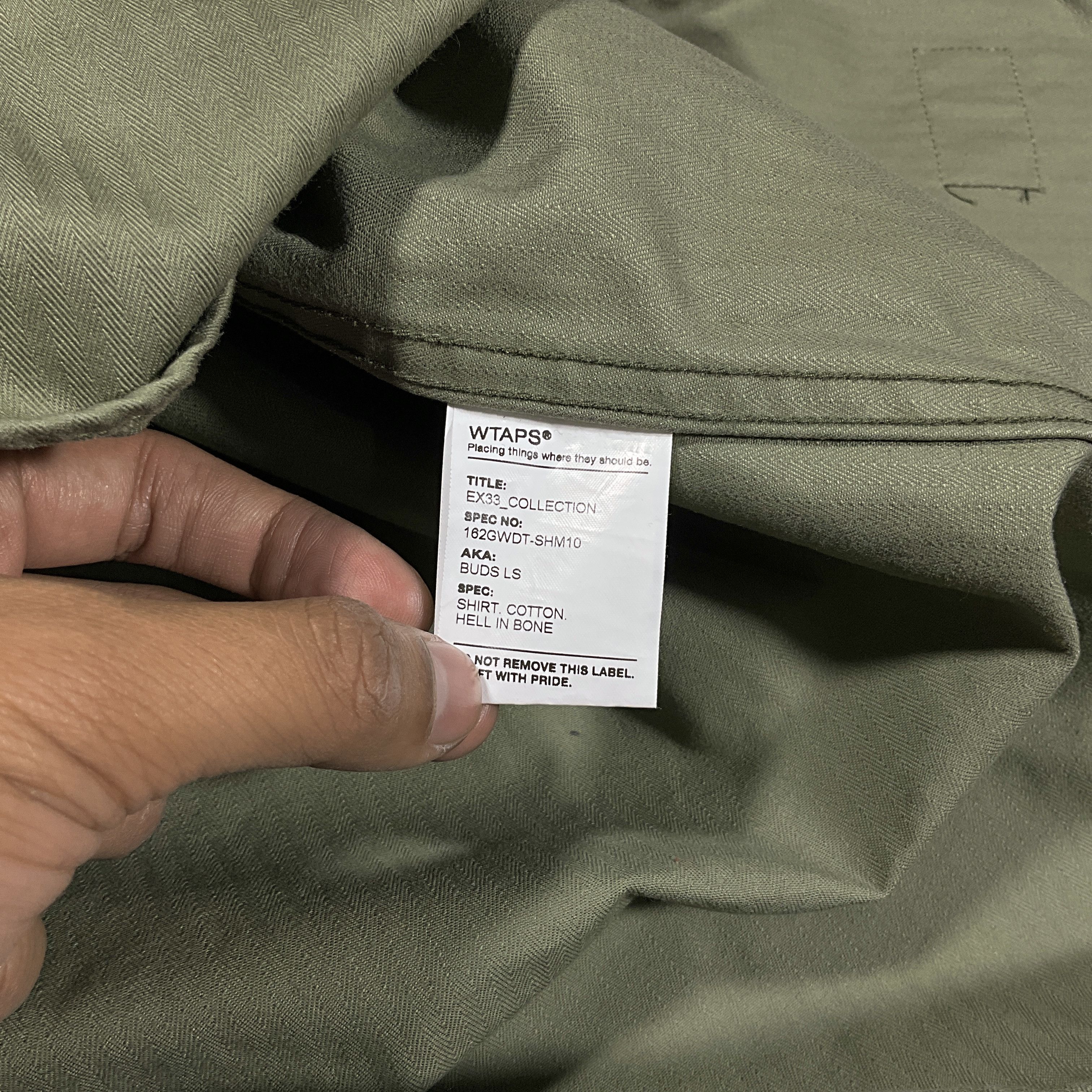 Wtaps WTAPS BUDS LS SHIRT. COTTON. HELL IN BONE Size US M / EU 48-50 / 2 - 7 Thumbnail
