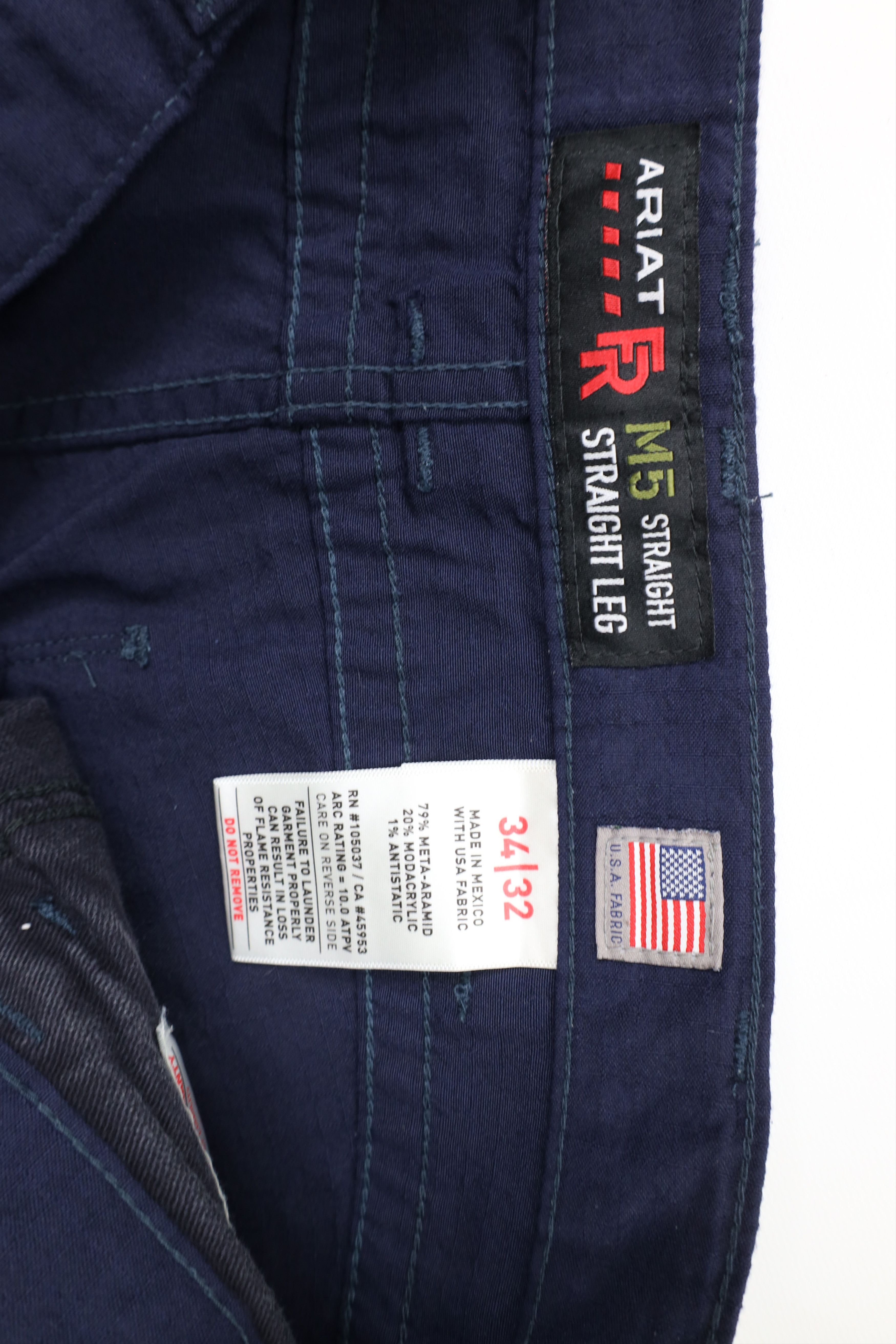 Ariat × Vintage Ariat FR Flame Resistant M5 Straight Leg Ripstop Pants Size US 34 / EU 50 - 8 Thumbnail