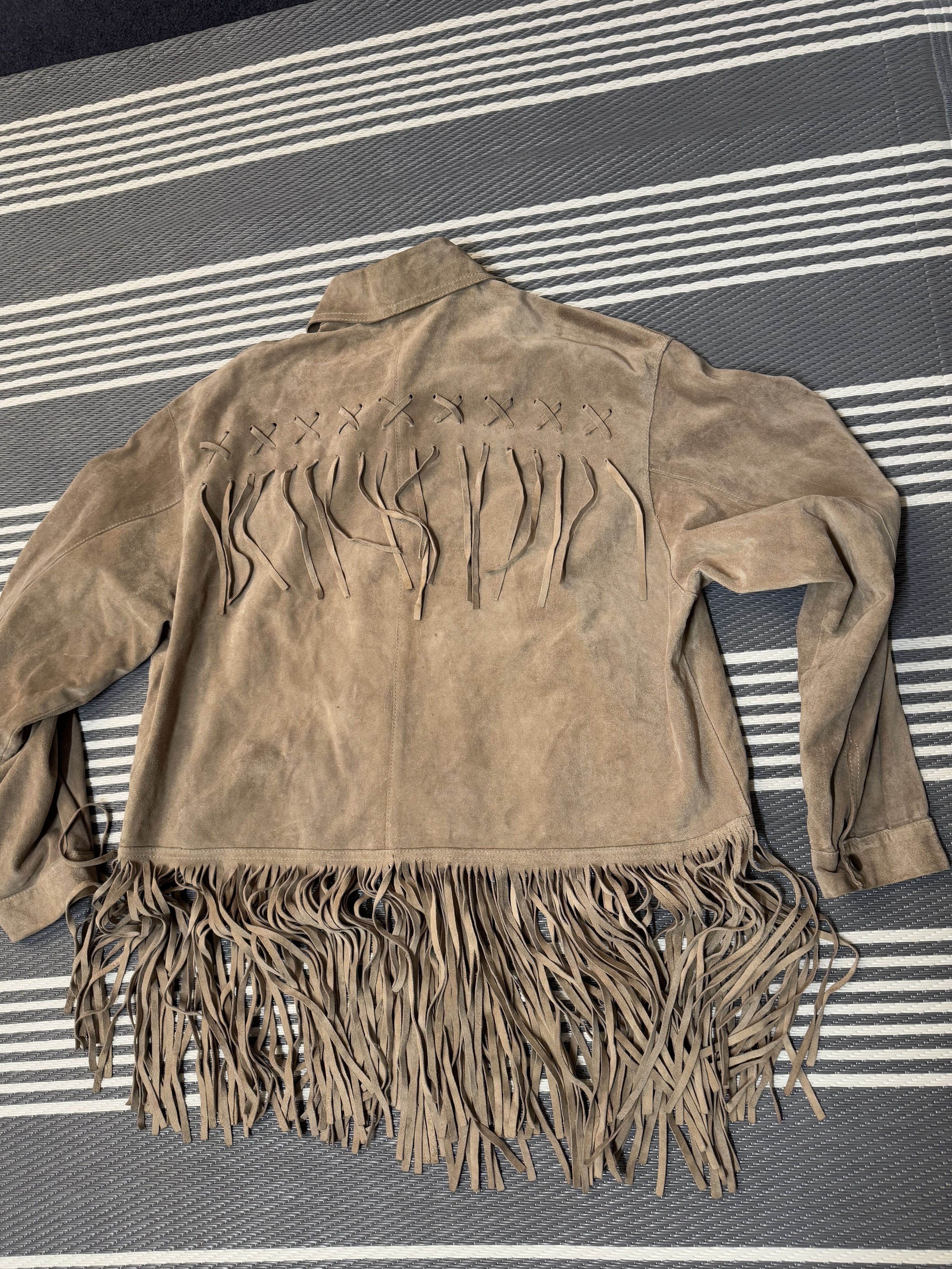 Dolce & Gabbana Dolce Gabbana Suede jacket 80s Size XL / US 12-14 / IT 48-50 - 3 Thumbnail