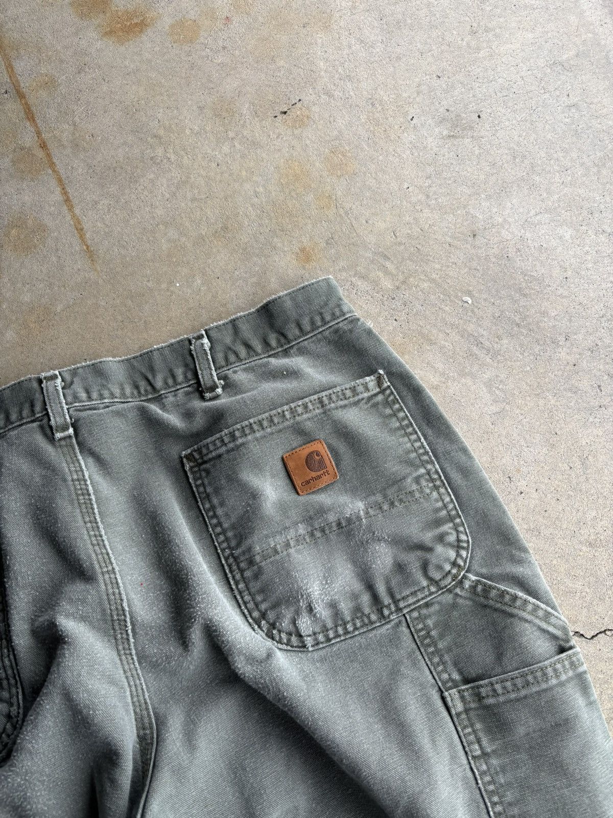 Carhartt Vintage Forrest Carhartt Green Baggy Wide Single Knee Pants Size US 38 / EU 54 - 3 Thumbnail