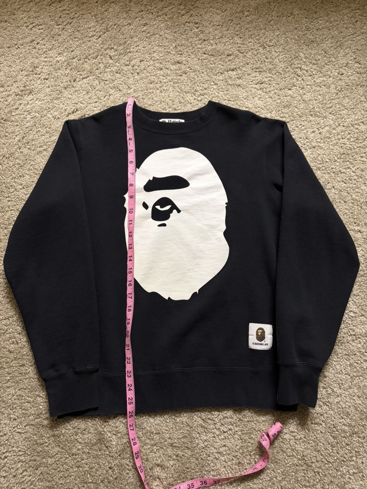 Bape Bape Premium Happy New Year Ape Head Logo Crewneck Size US M / EU 48-50 / 2 - 8 Thumbnail