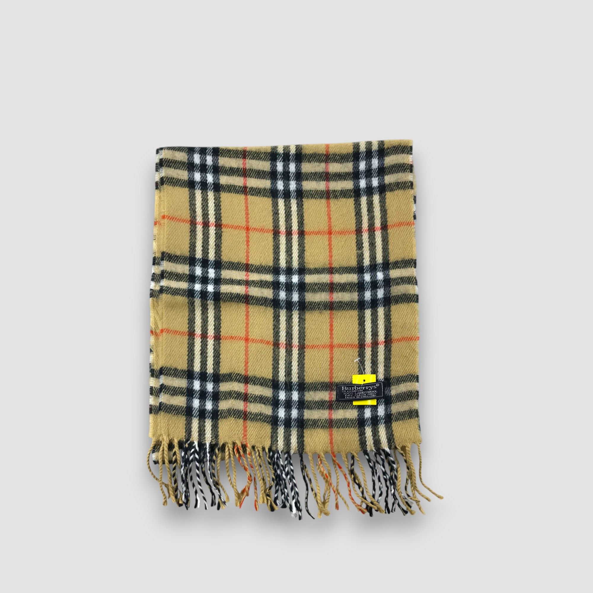Burberry Vintage Burberry Scarf Wool Cashmere Muffler Scarves Size ONE SIZE - 2 Thumbnail