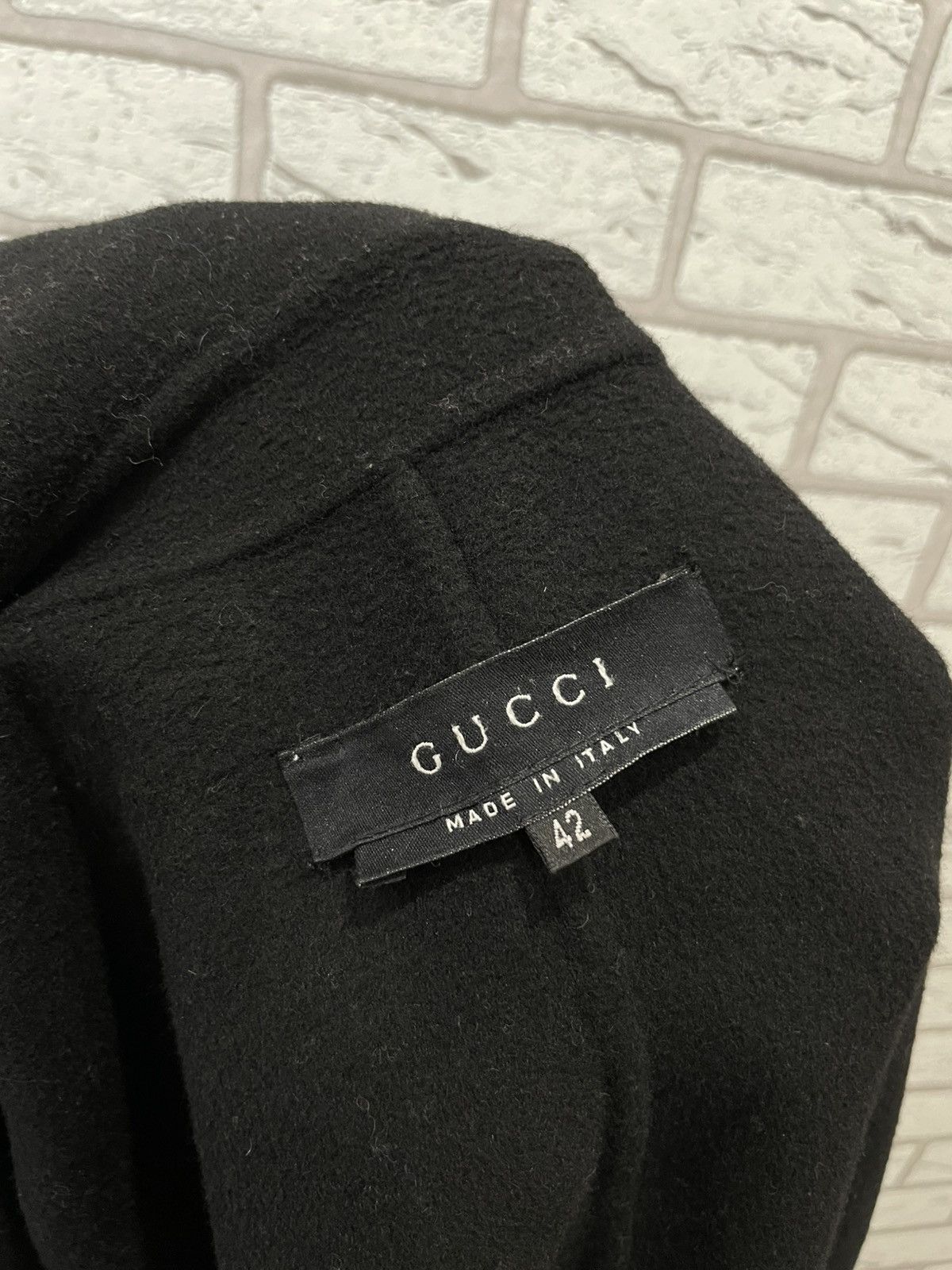 Gucci Vintage Gucci Wool Coat Jacket Trench Handmade Made In Italy Size M / US 6-8 / IT 42-44 - 23 Thumbnail