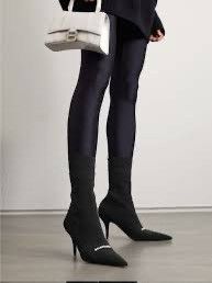 Balenciaga Balenciaga Women's Knife 2.0 Knit High Heel Booties Size US 5.5 / IT 35.5 - 2 Thumbnail