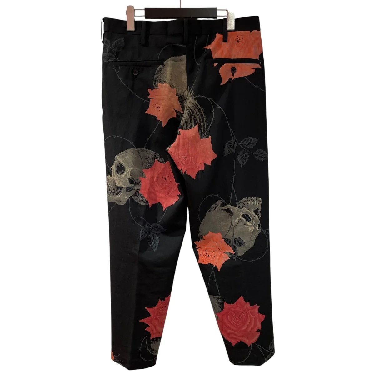 Yohji Yamamoto Yohji Yamamoto pour homme // 18SS Skull Rose Slacks Size US 33 - 2 Thumbnail